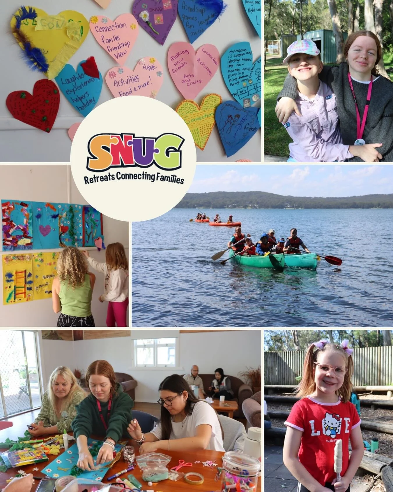 We&rsquo;re getting ready for another SNUG retreat this weekend ✨ We can&rsquo;t wait to see families coming together again for a weekend full of activities and connection 🧡❤️💜💚