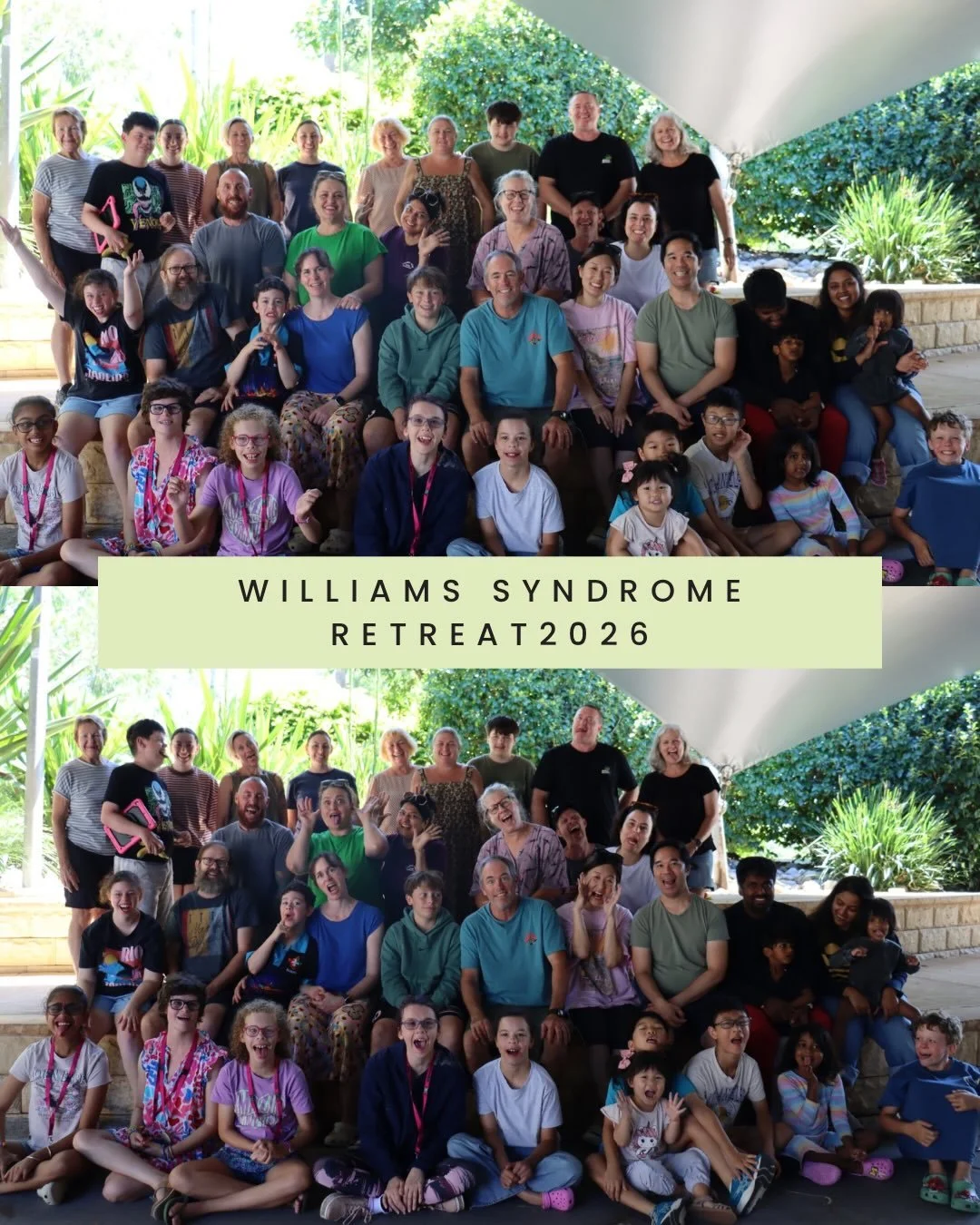 Williams syndrome retreat highlights 📸 🫂

We loved seeing our Williams syndrome families come together for a weekend of fun, connection, and making special SNUG memories 🧡❤️💜💚