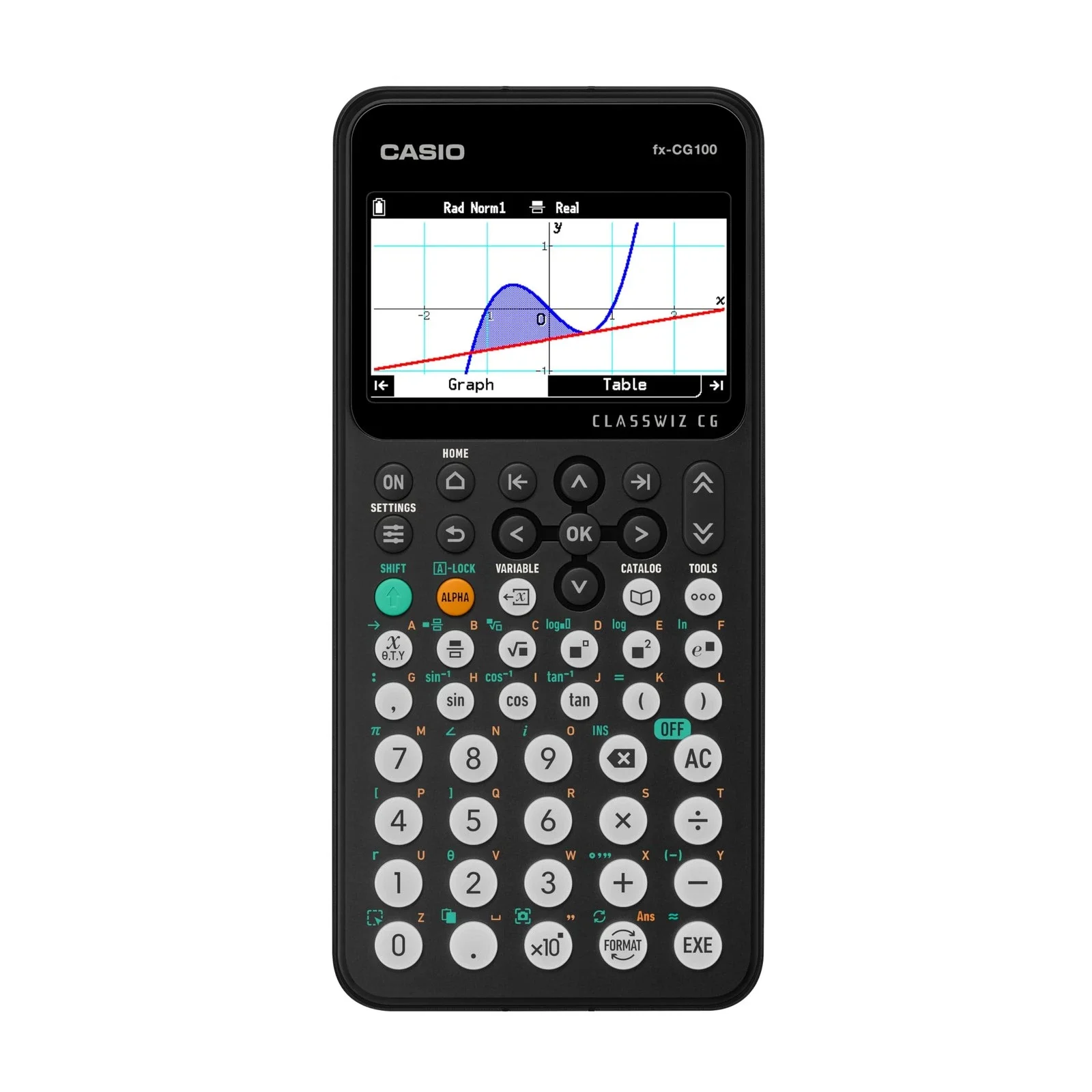 Casio fx-CG100 ClassWiz® Color Graphing Calculator with 3D Graph & Python