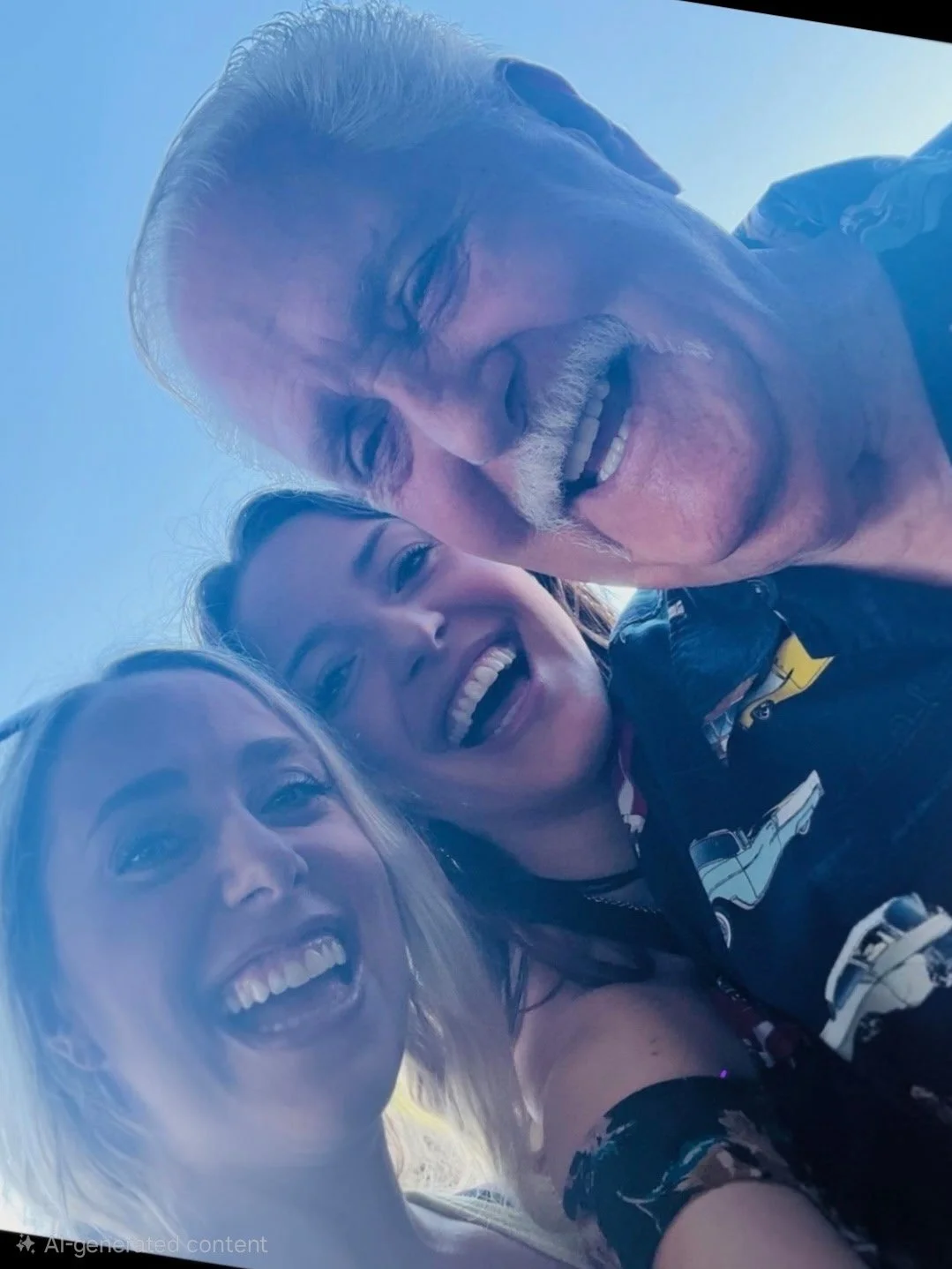 Dr. Easley laughing with her family