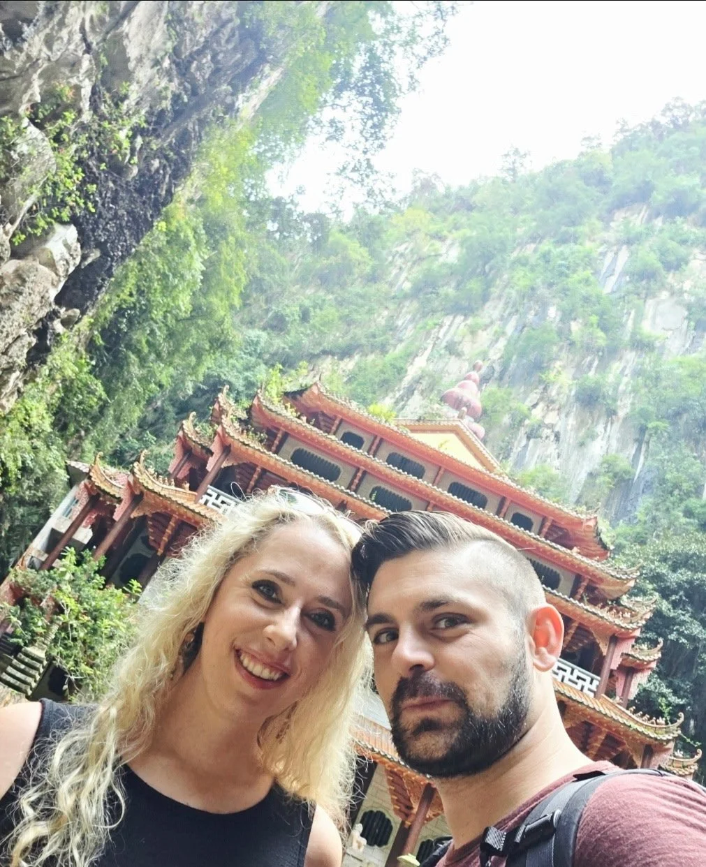 Dr. Easley with her husband on vacation