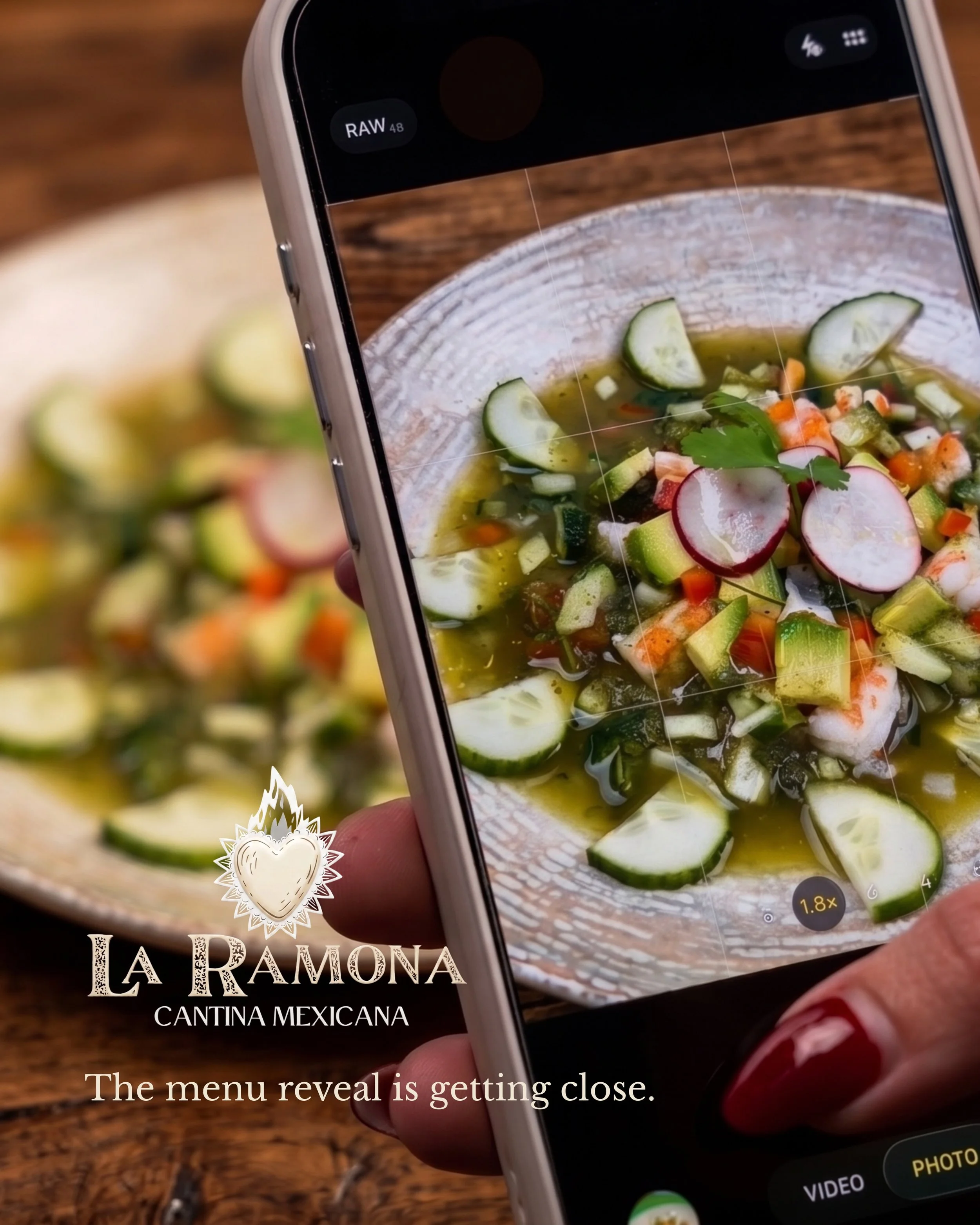 The menu reveal is getting closer&hellip; and it&rsquo;s dressed to impress. ✨🍸 #LaRamonaNF #CantinaLaRamonaNF