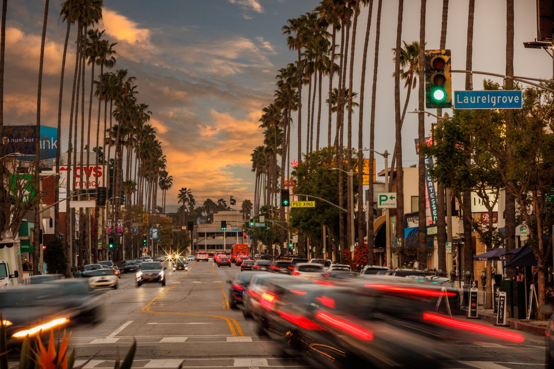 Ventura Blvd in Studio City photographed by Gary Rose