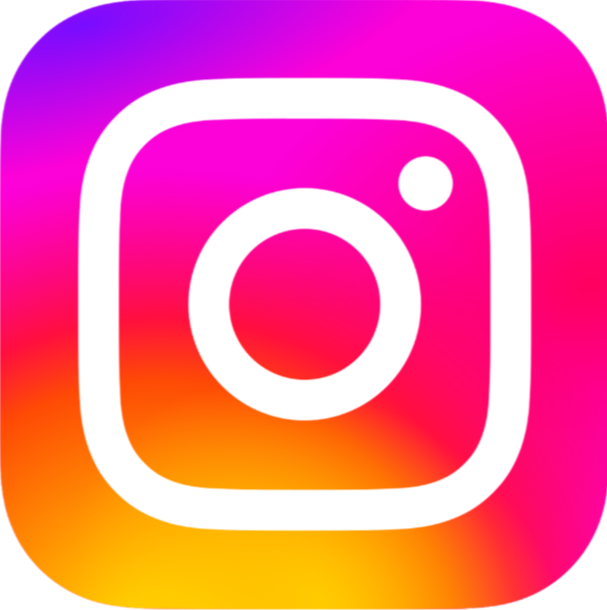 Instagram logo with a colorful gradient background