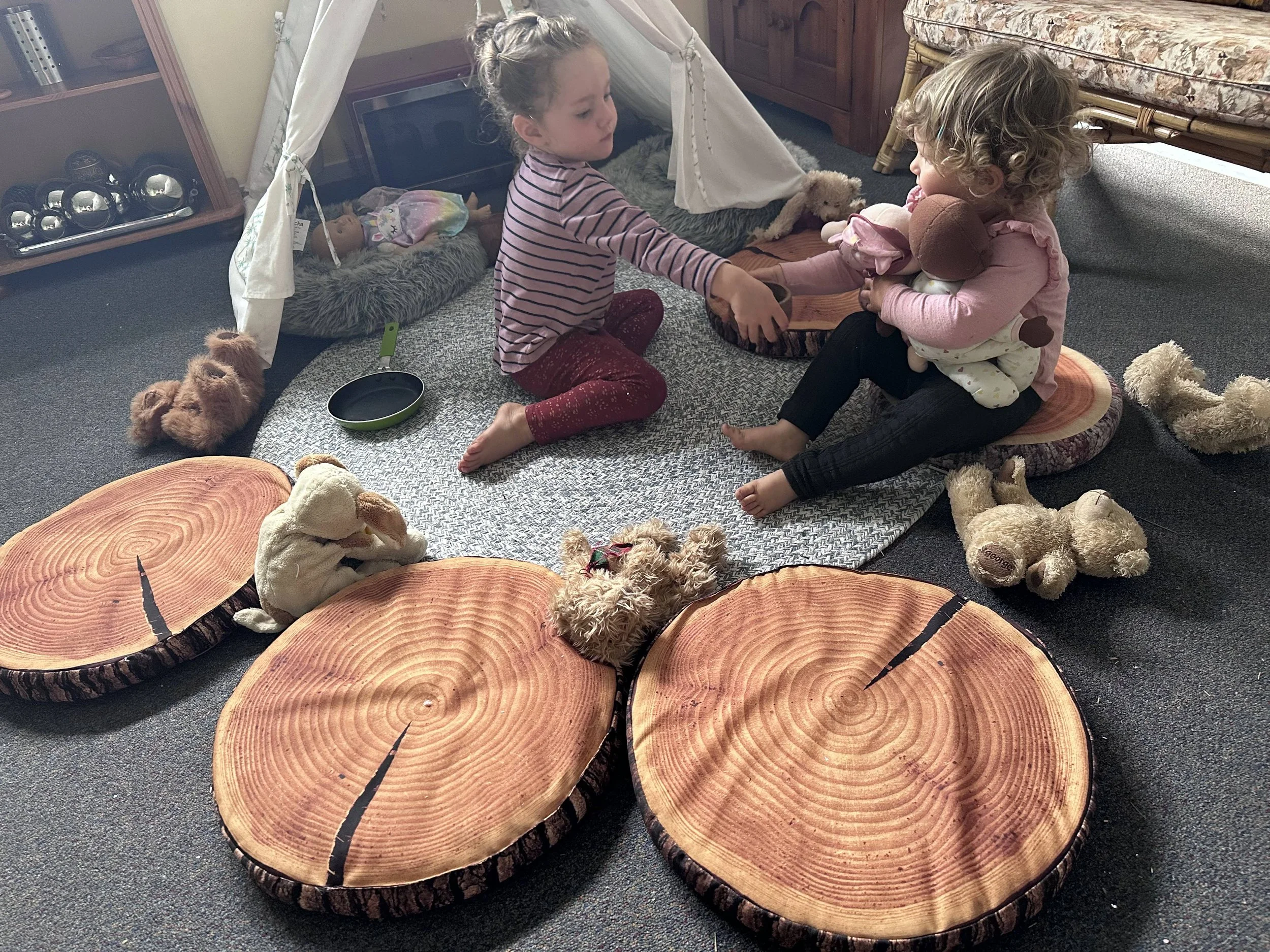 Children playing inside at Country Wonders early learning centre in North Canterbury
