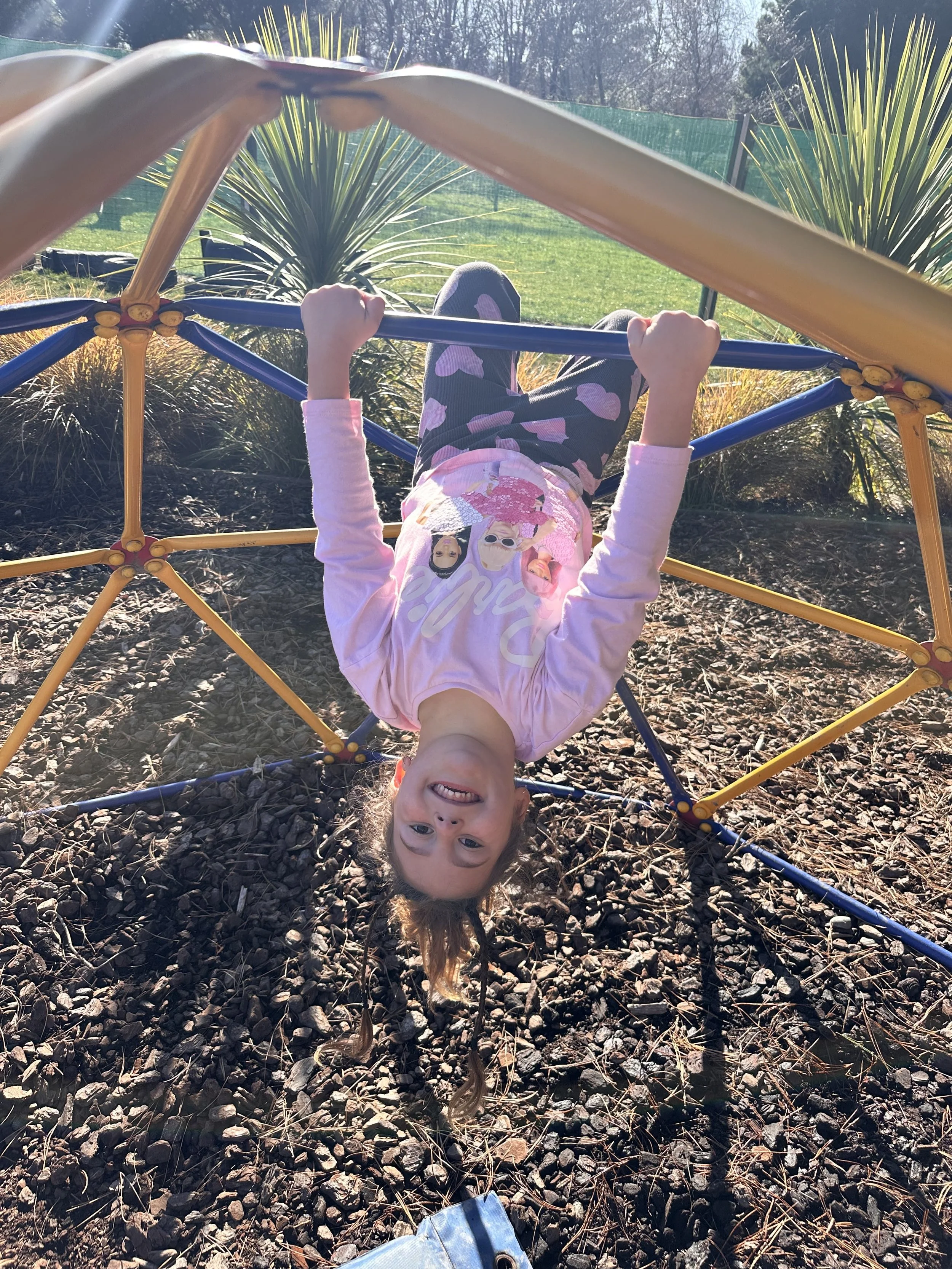 Kids enjoying outdoor play at Country Wonders childcare centre near Rangiora