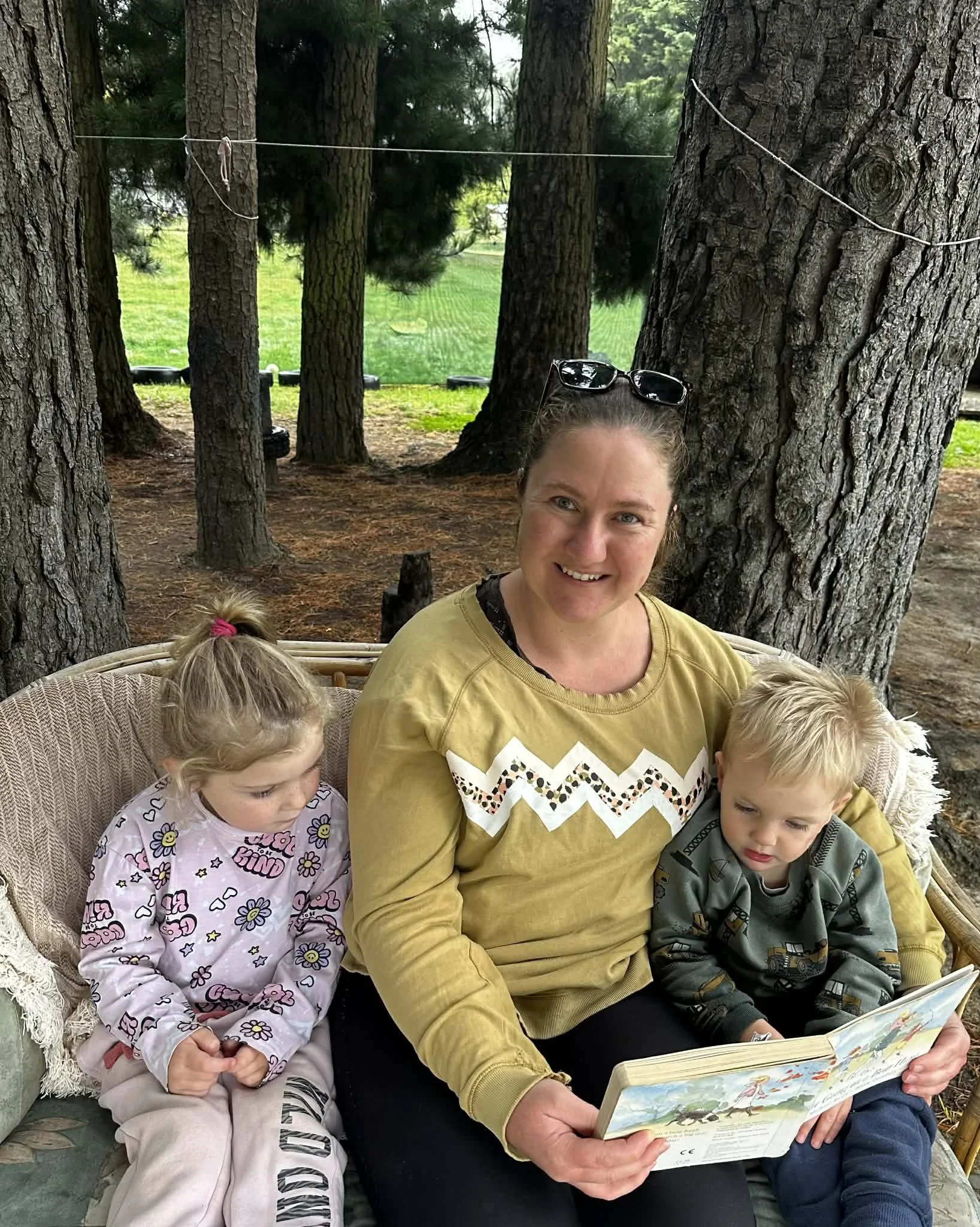 Early childhood teacher at Country Wonders childcare centre supporting children in Loburn near Rangiora