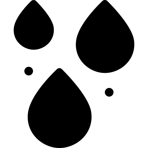 A picture of water droplets.