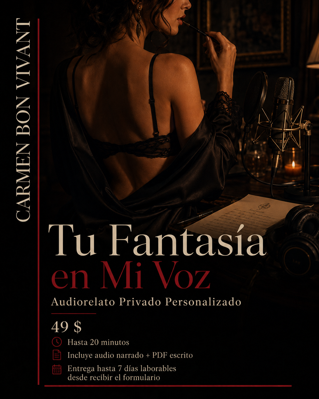 Audiorelato Personalizado - Tu Fantasía en mi Voz