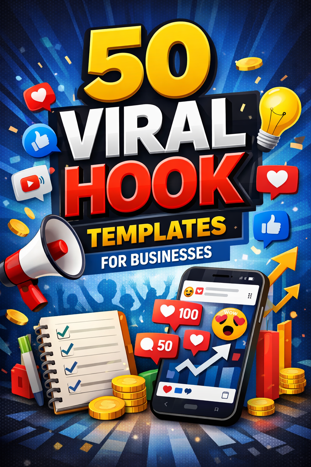 50 Viral Hook Templates for Businesses