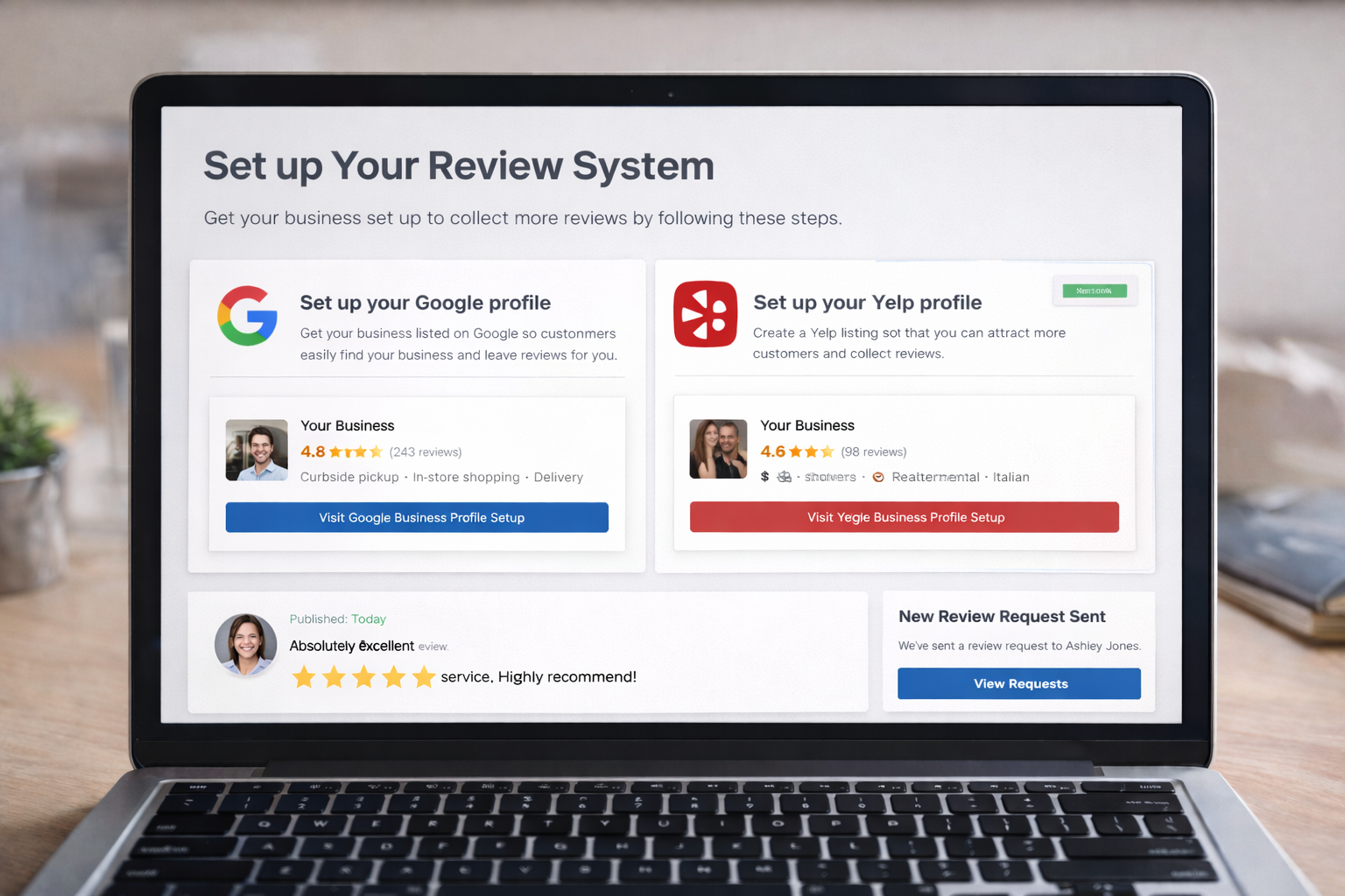Automated Review System Setup