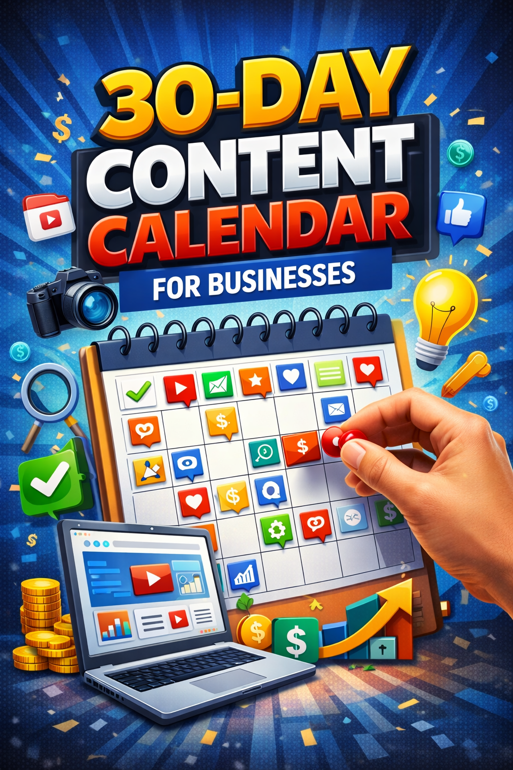 30-Day Content Calendar for Business Growth