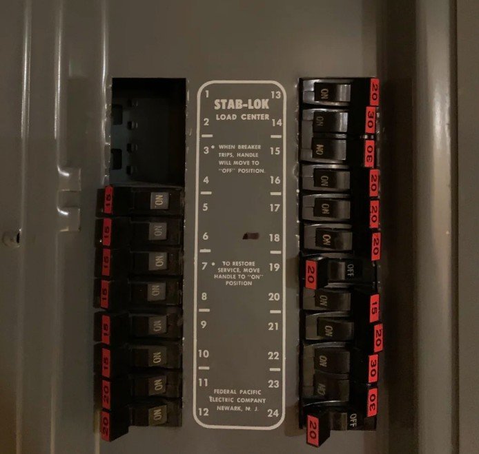 Potential Fire Risk with Federal Pacific Electric (FPE) and Other Legacy Circuit Breaker Panels (2025 Update)