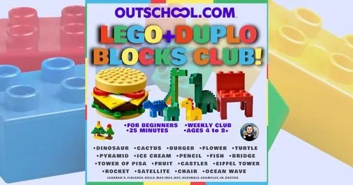 LEGO Duplo Blocks Club With Teacher John!