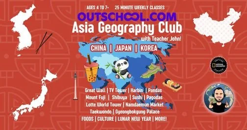 Asia Geography Club with Teacher John!