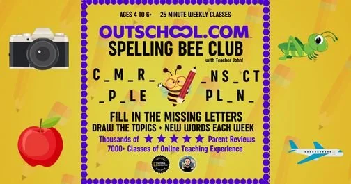 Spelling Bee Club With Teacher John!