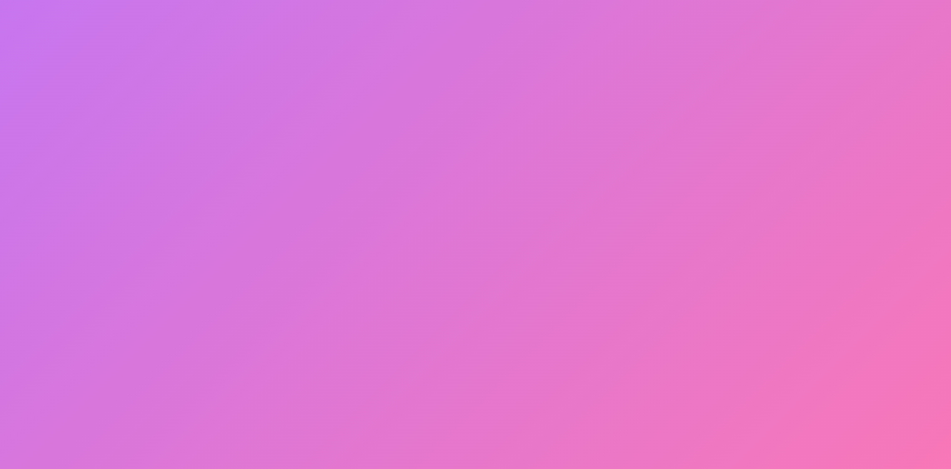 Gradient background with shades of purple and pink.