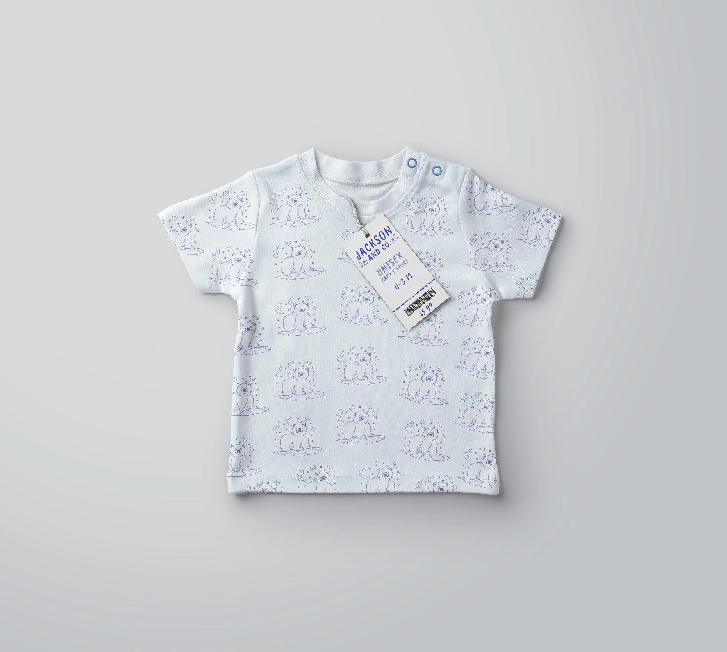 T-Shirt Mockup for Jackson and Co. 
Clothing Brand