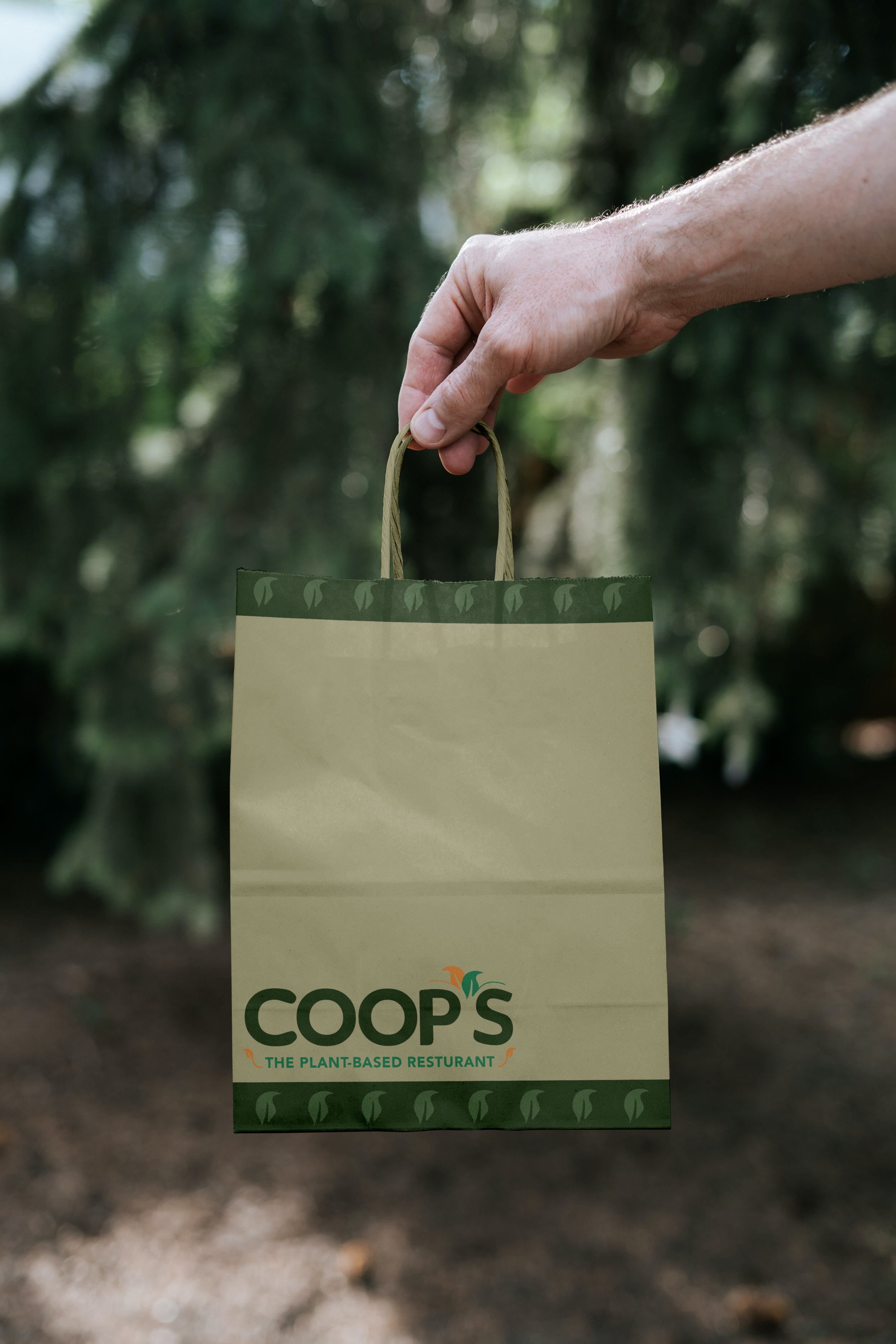 Take-Out Bag Mockup