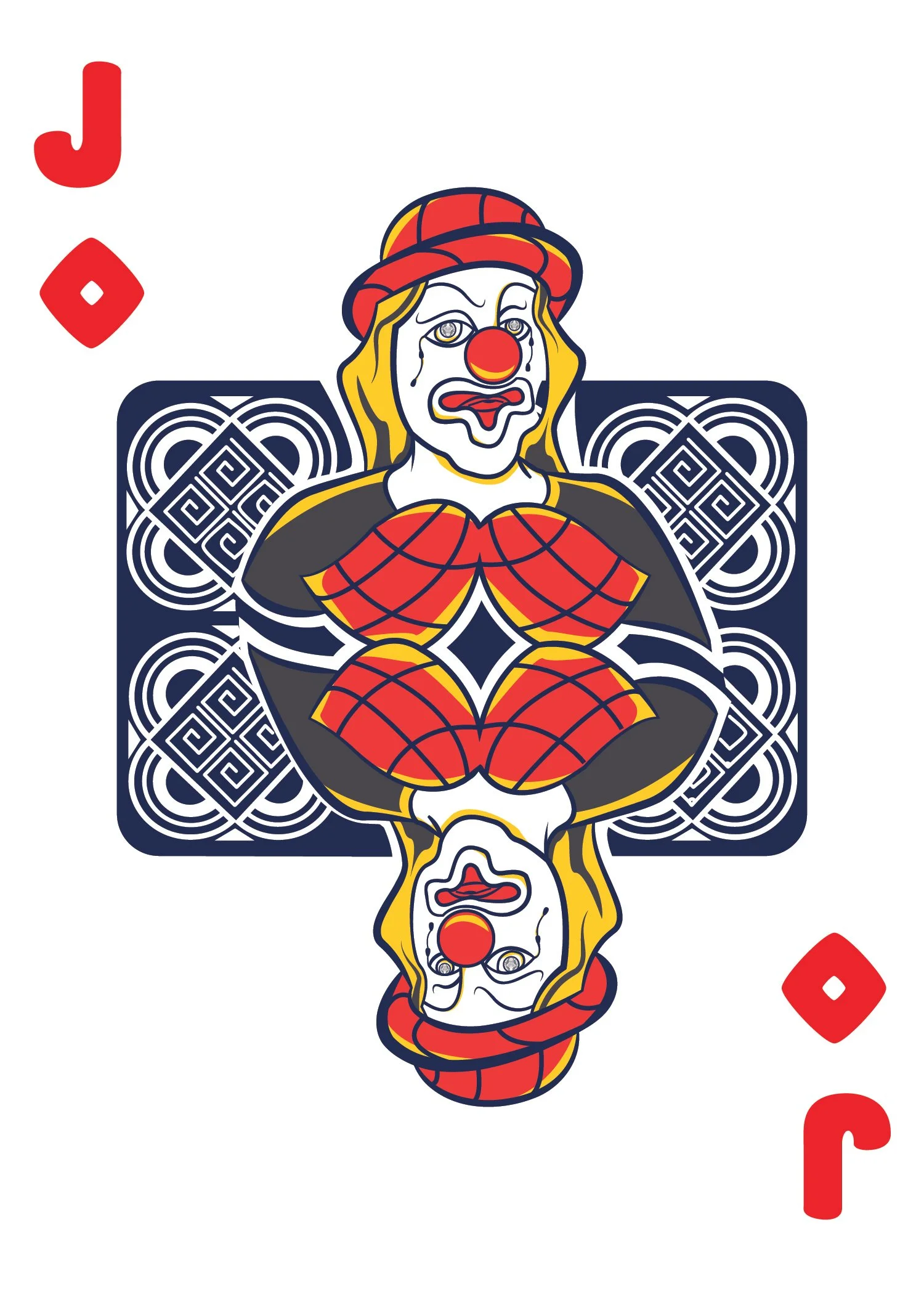 Jack of Diamonds Card Design