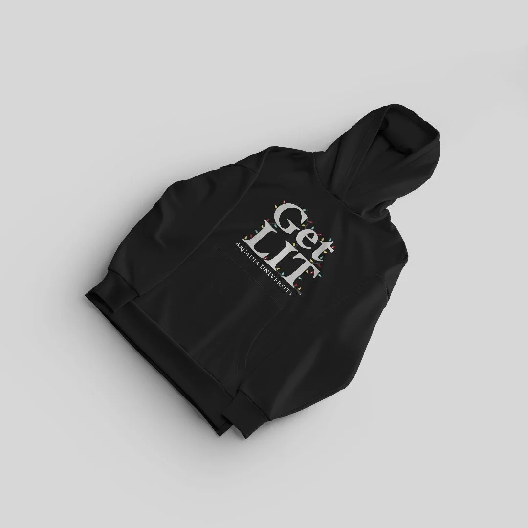 Black Get Lit Sweatshirt Mockup