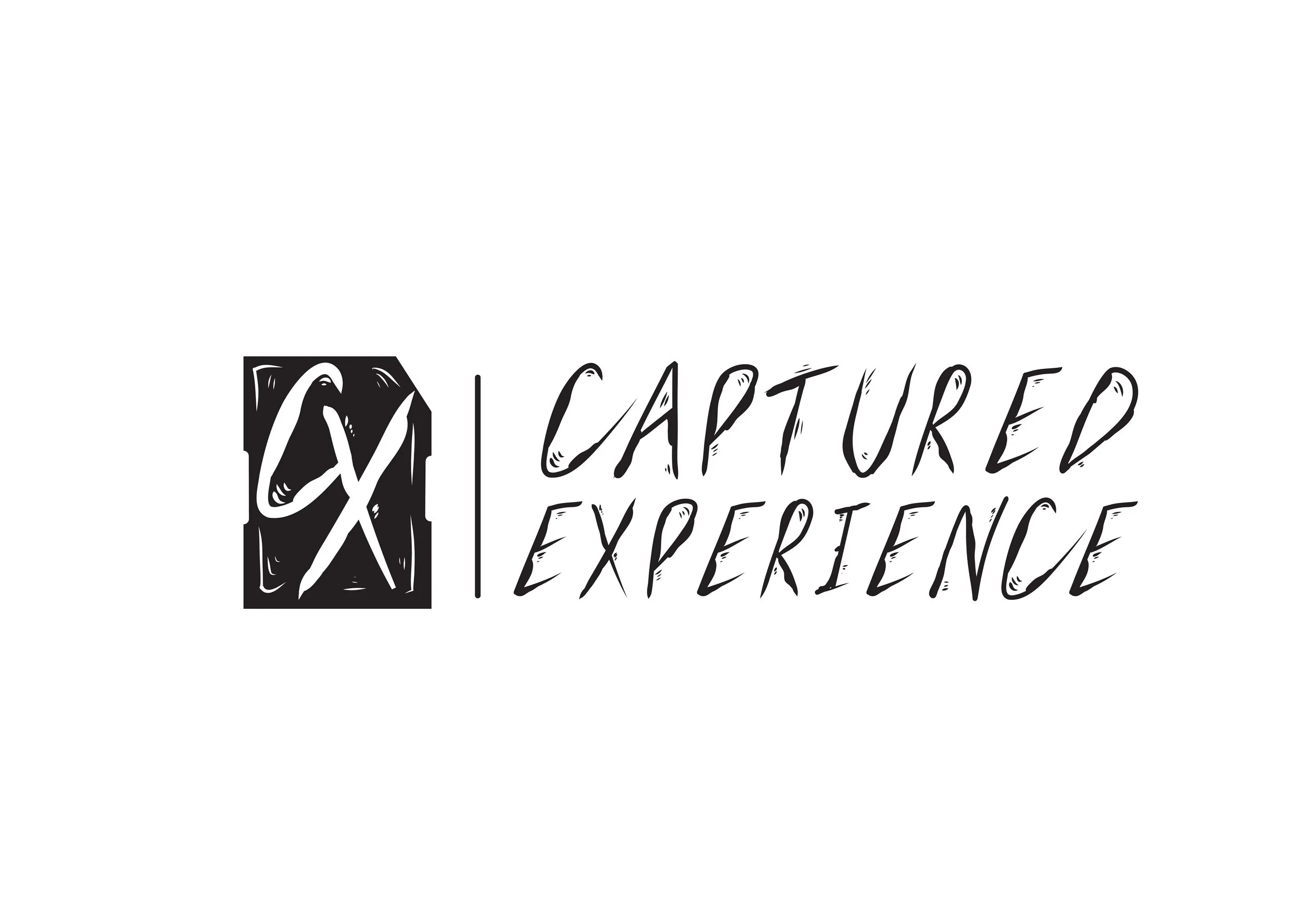 Logo for Captured Experience 
Photography Brand
