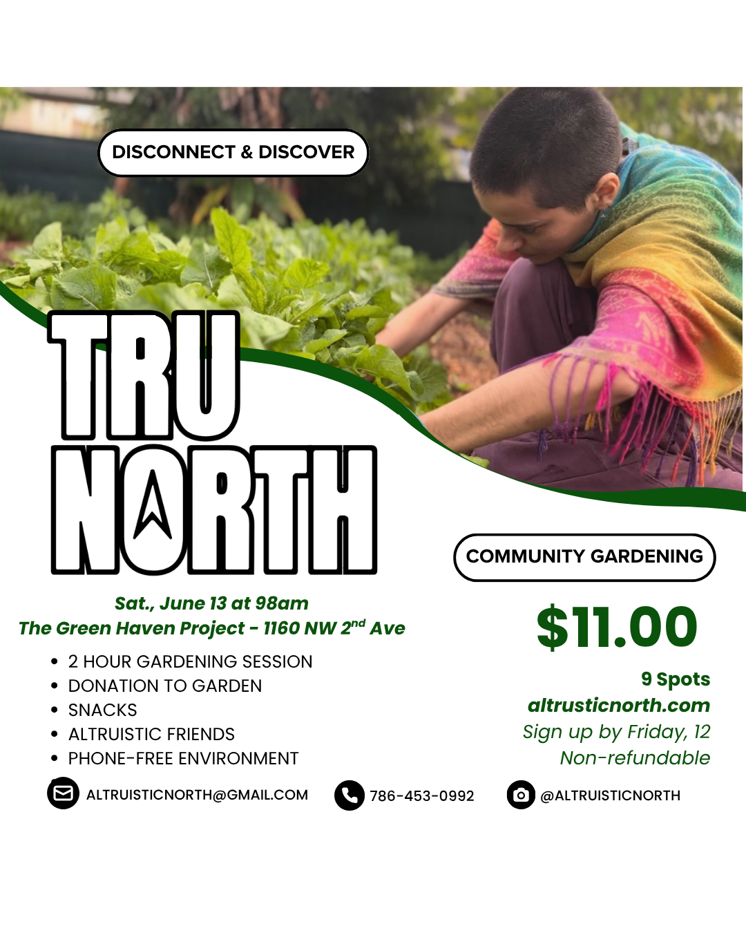 Community Gardening - June 13 (8am-10am)