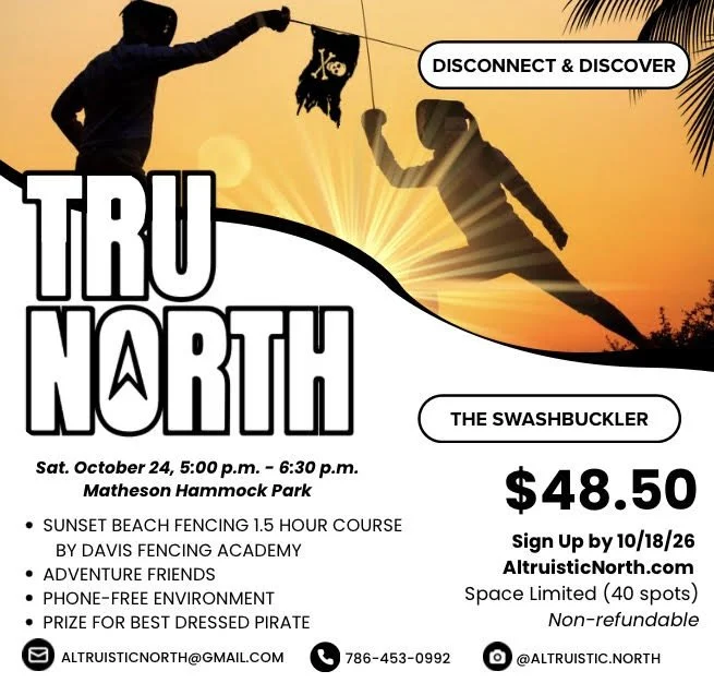 The Swashbuckler - Sunset Fencing 10/24 @ 5 p.m.
