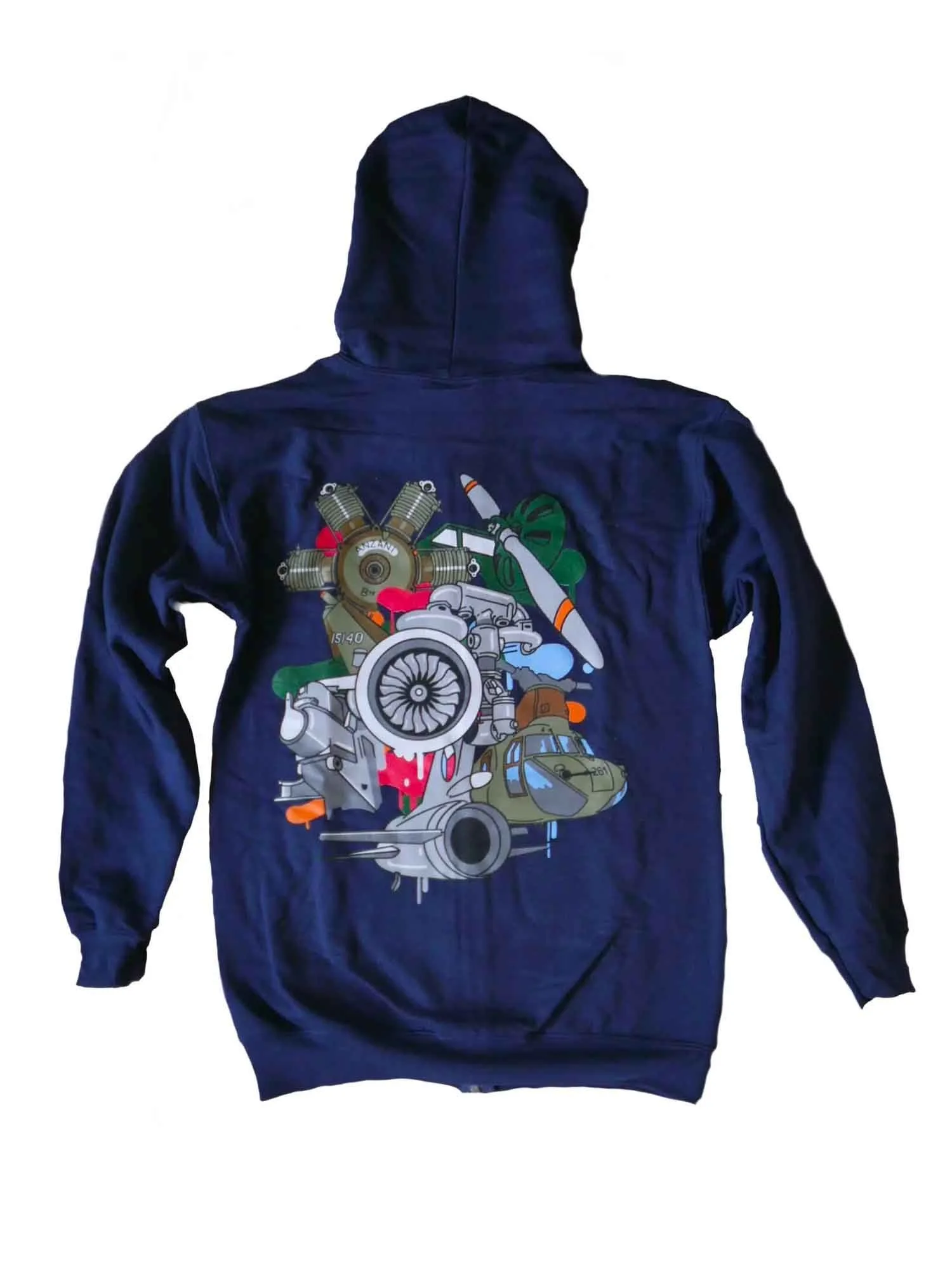 JOE NIX MUSEUM OF FLIGHT MURAL HOODIE