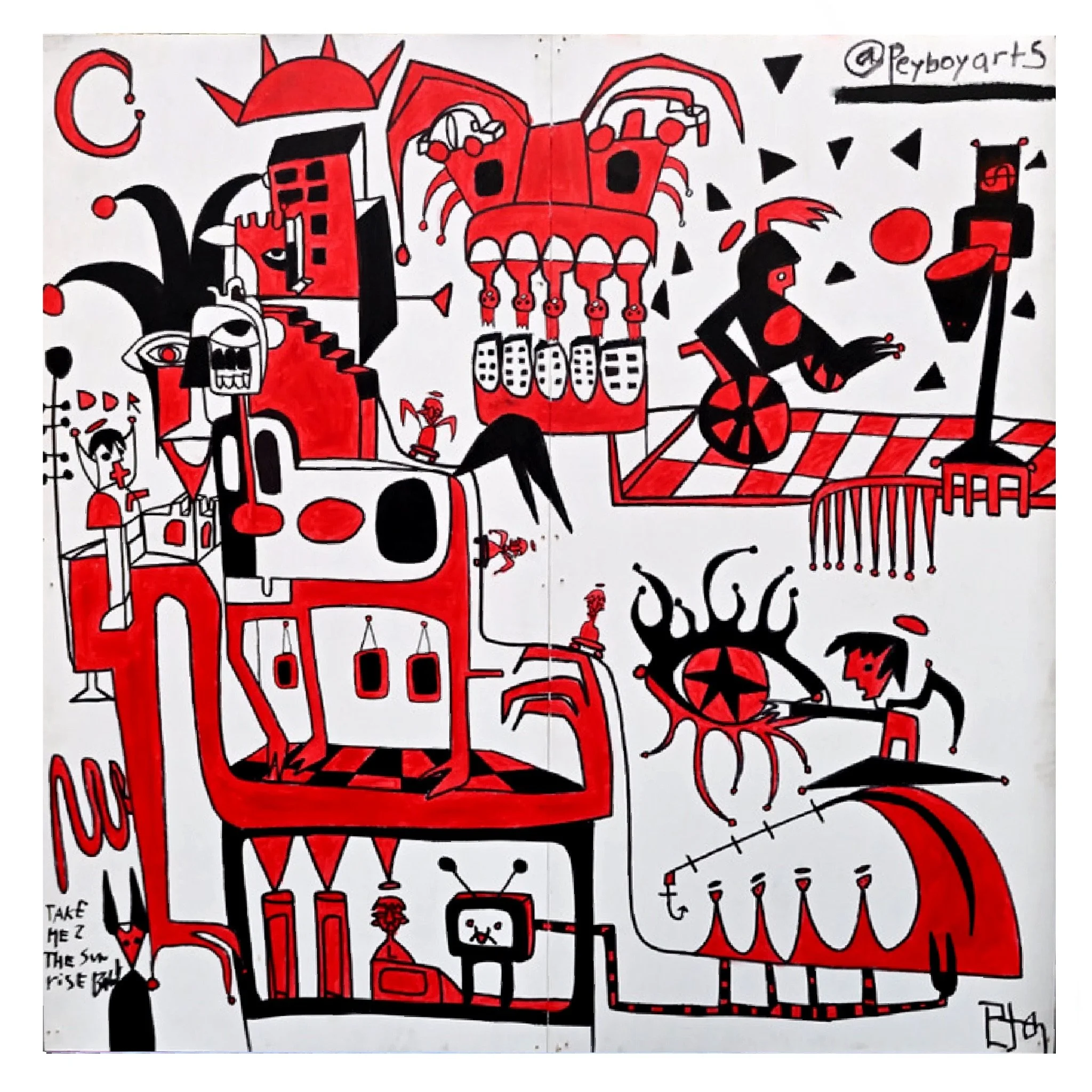Peyboy Belltown Blast mural