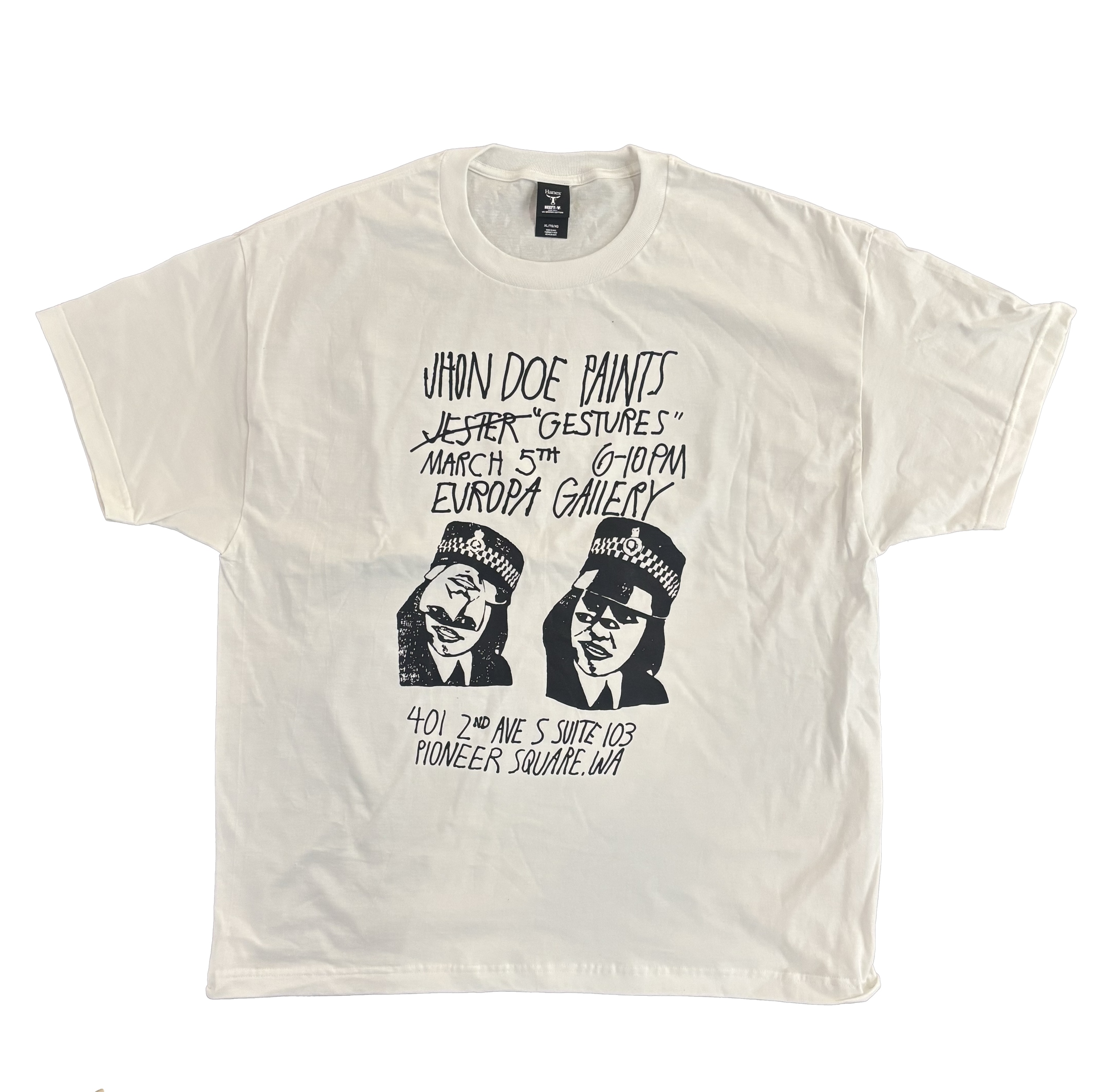 JOHN SARKIS GESTURES T SHIRT