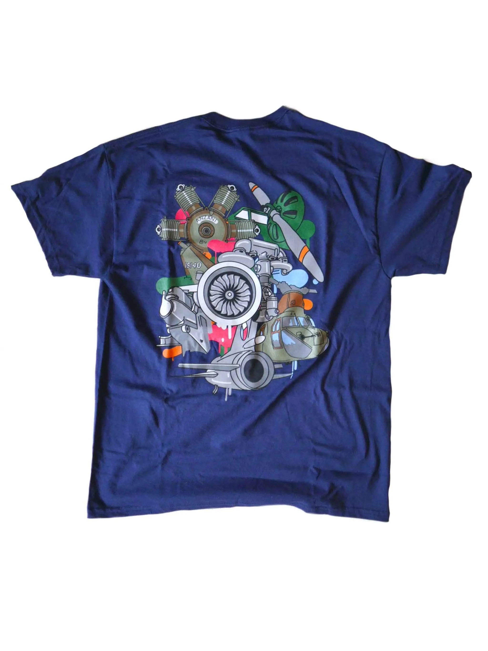 JOE NIX MUSEUM OF FLIGHT MURAL T SHIRT