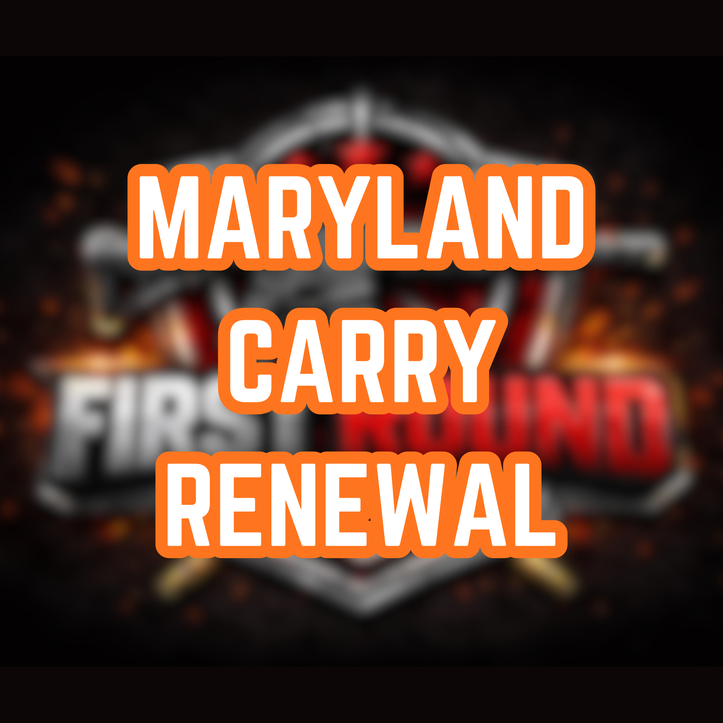 MD Wear and Carry Renewal