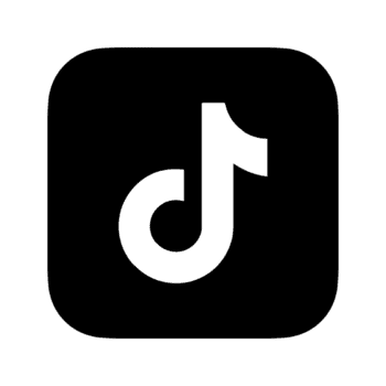 TikTok logo on a black background.