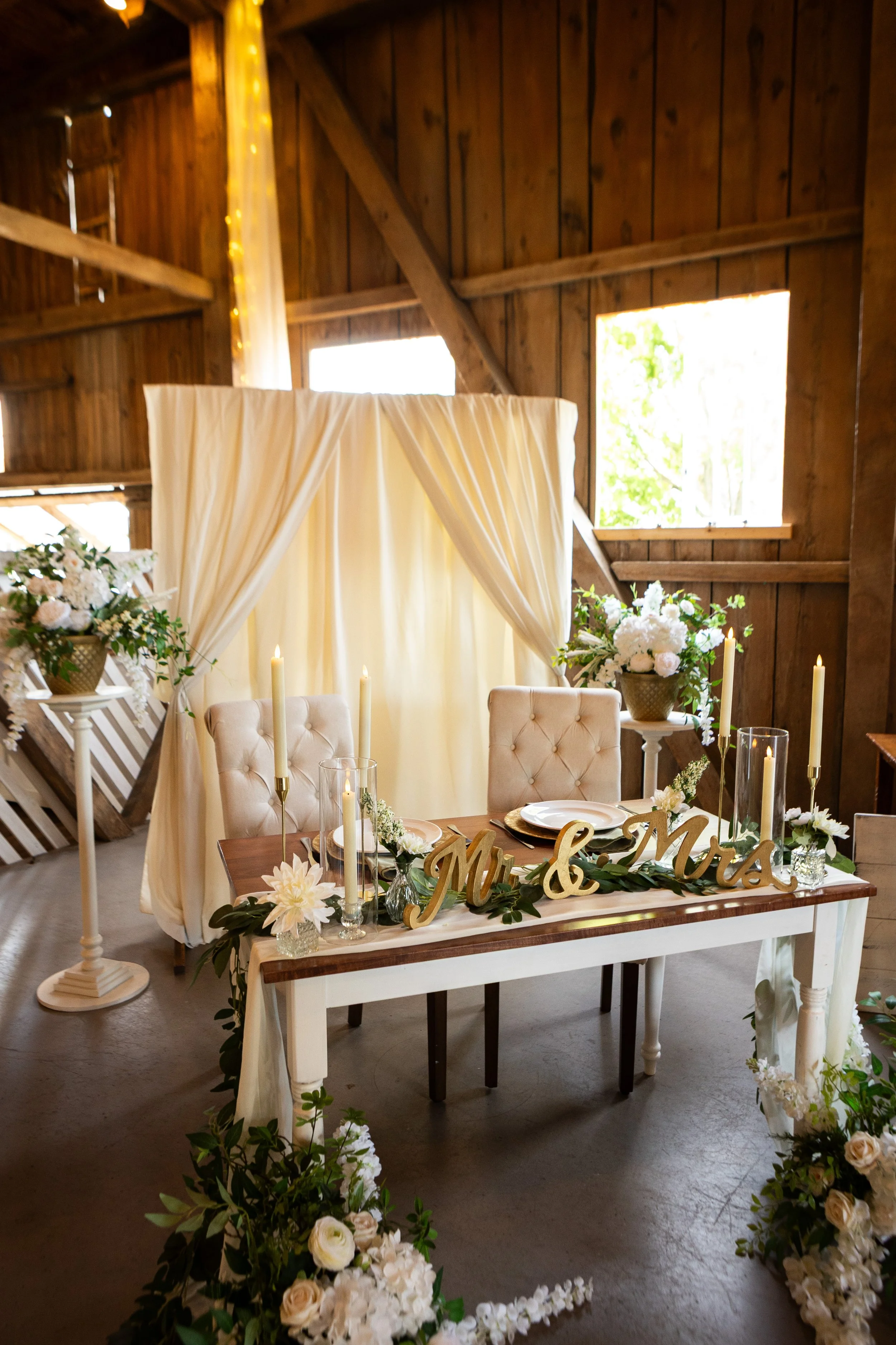 Draped Backdrop - Ceremony & Reception