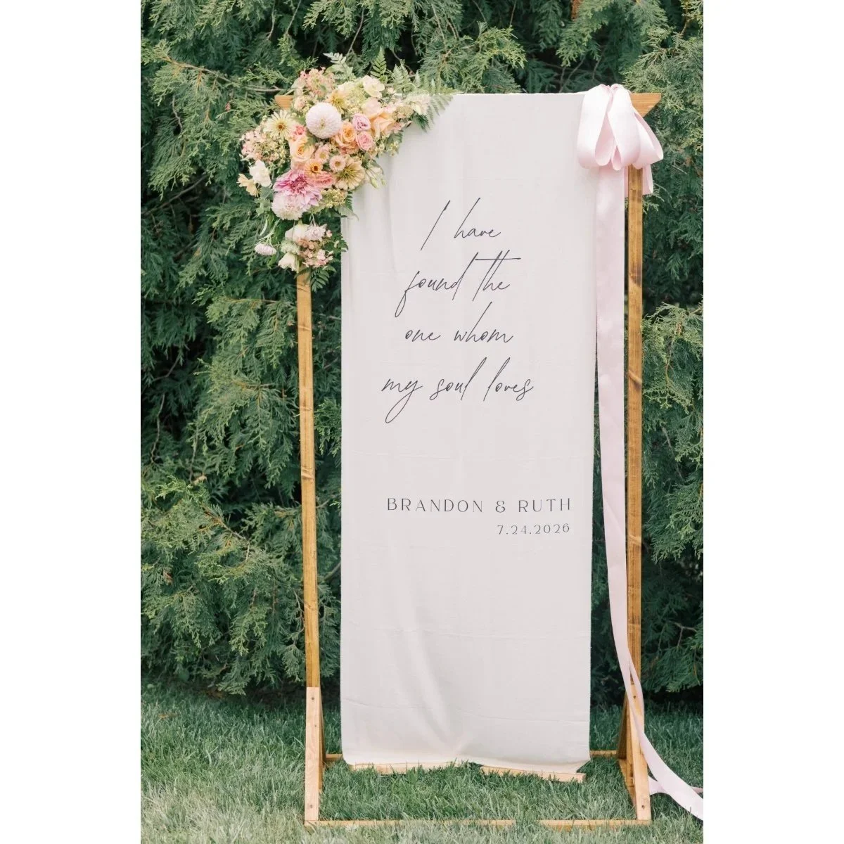 Timber Sign Frame