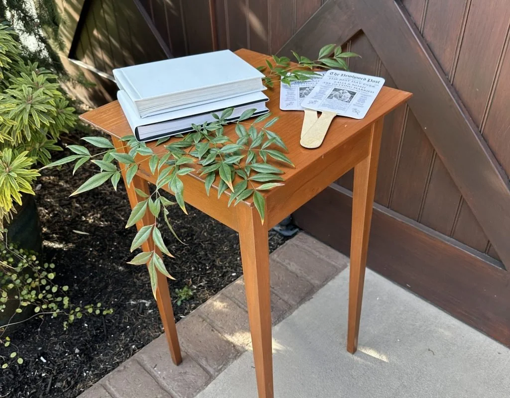 Natural Wood Accent Table