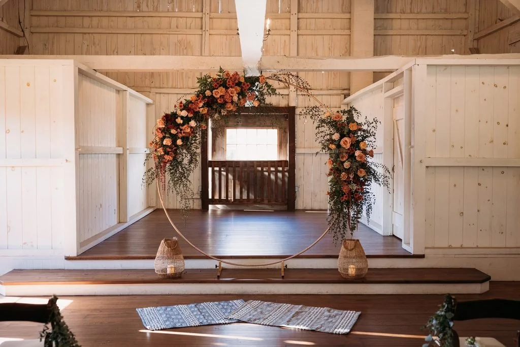 Gold Circle Frame Backdrop
