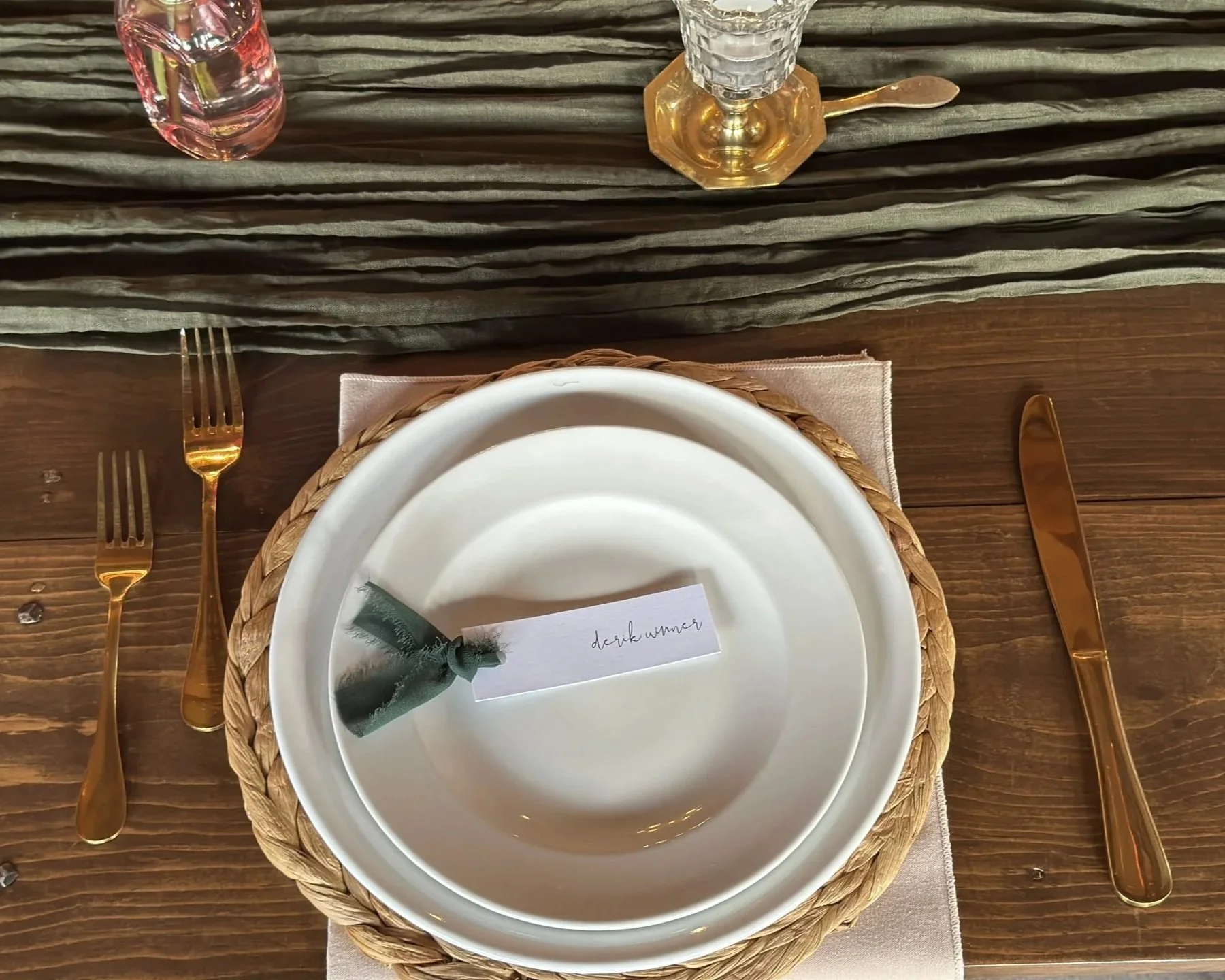 Gold Flatware