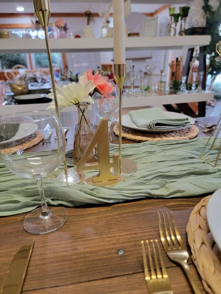 Gold Table Numbers