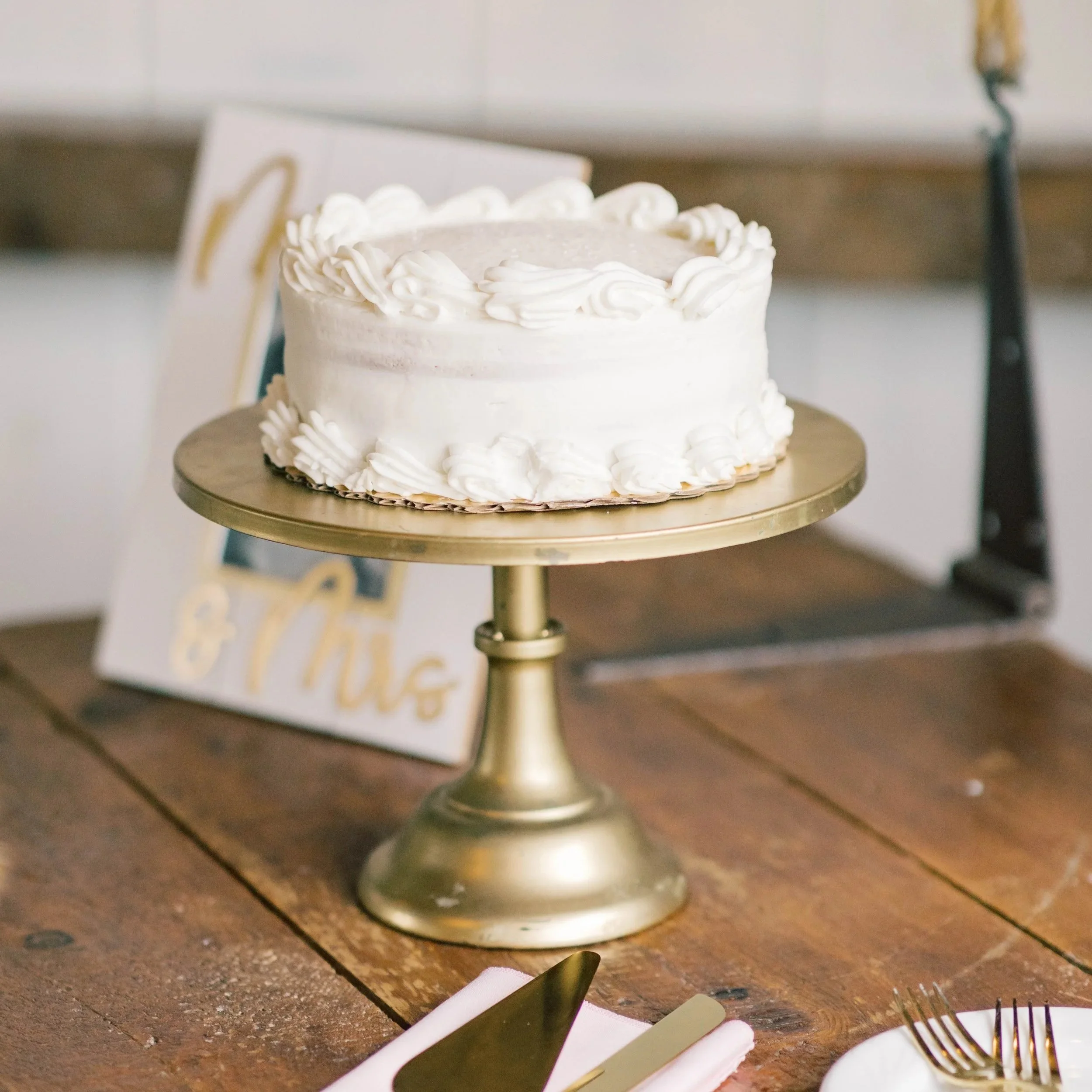 Gold Cake Stand