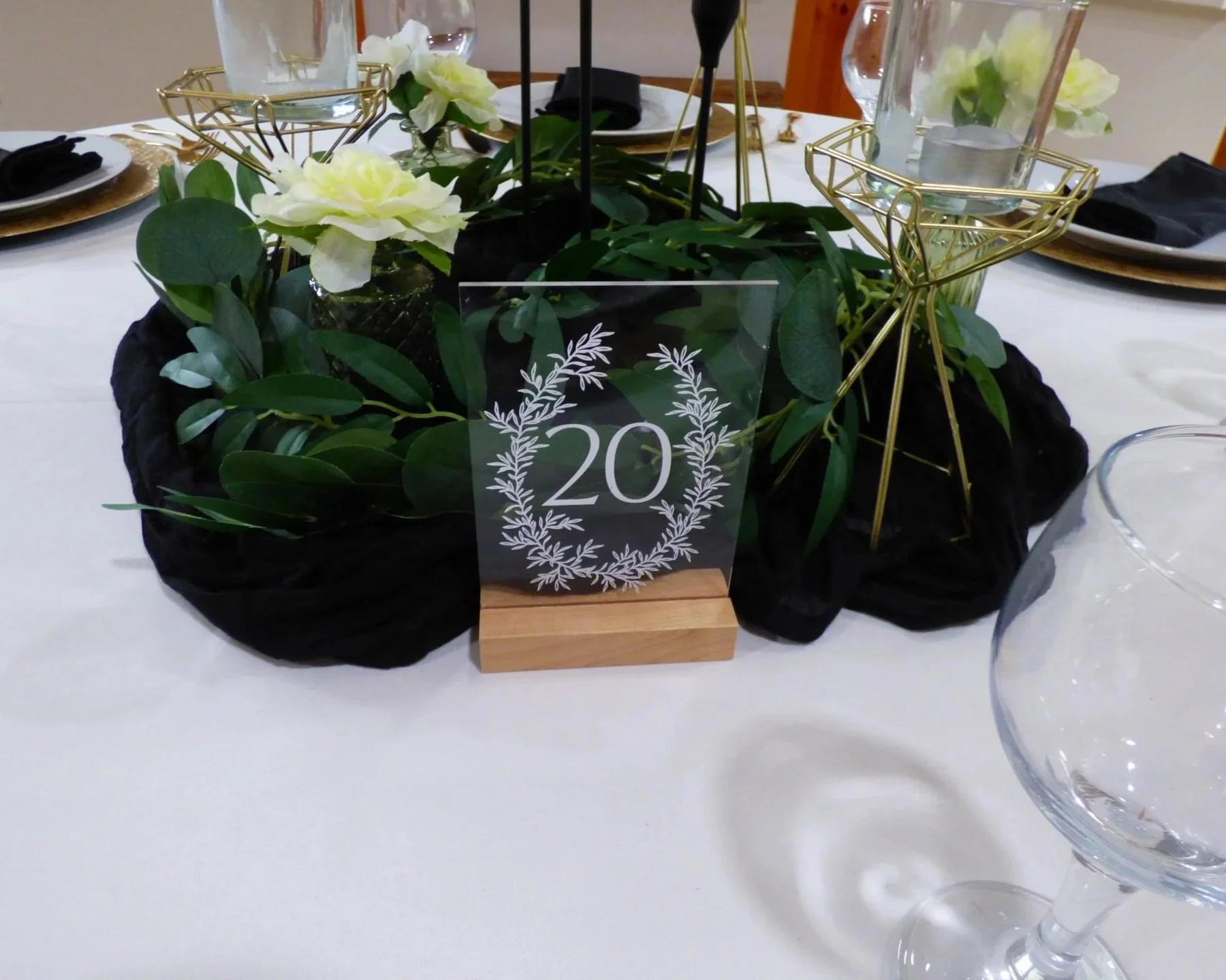Acrylic Table Numbers