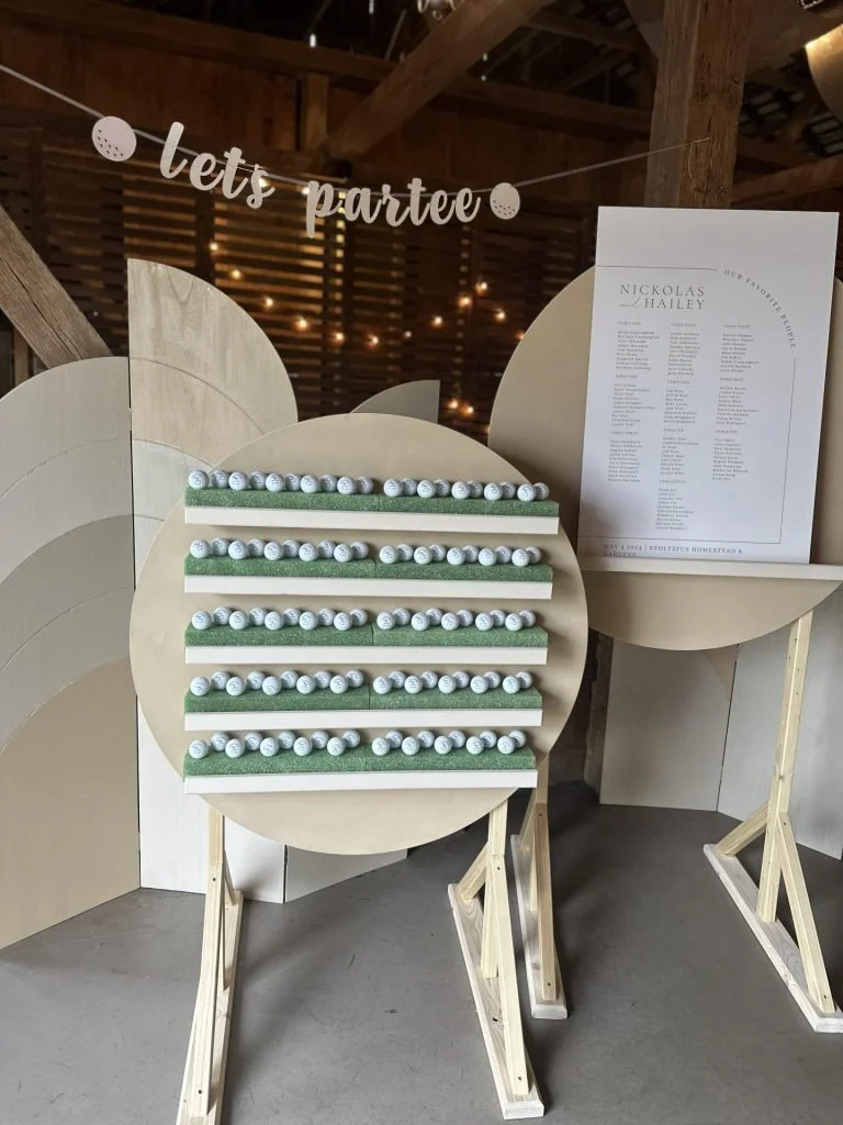 Wooden Circle Display Panels