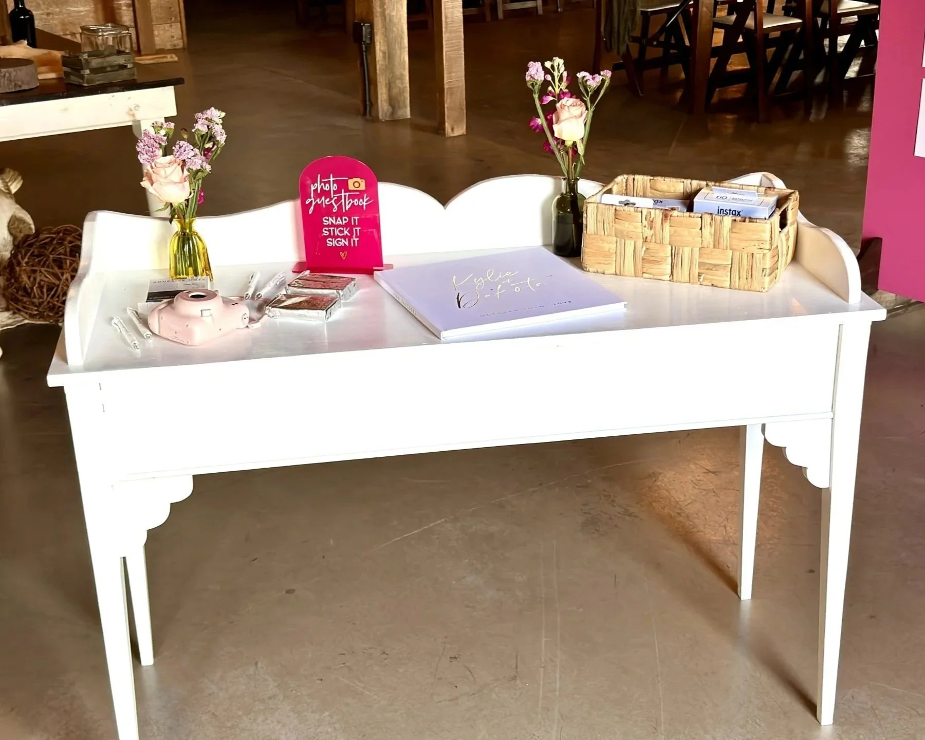 White Shaker Style Table