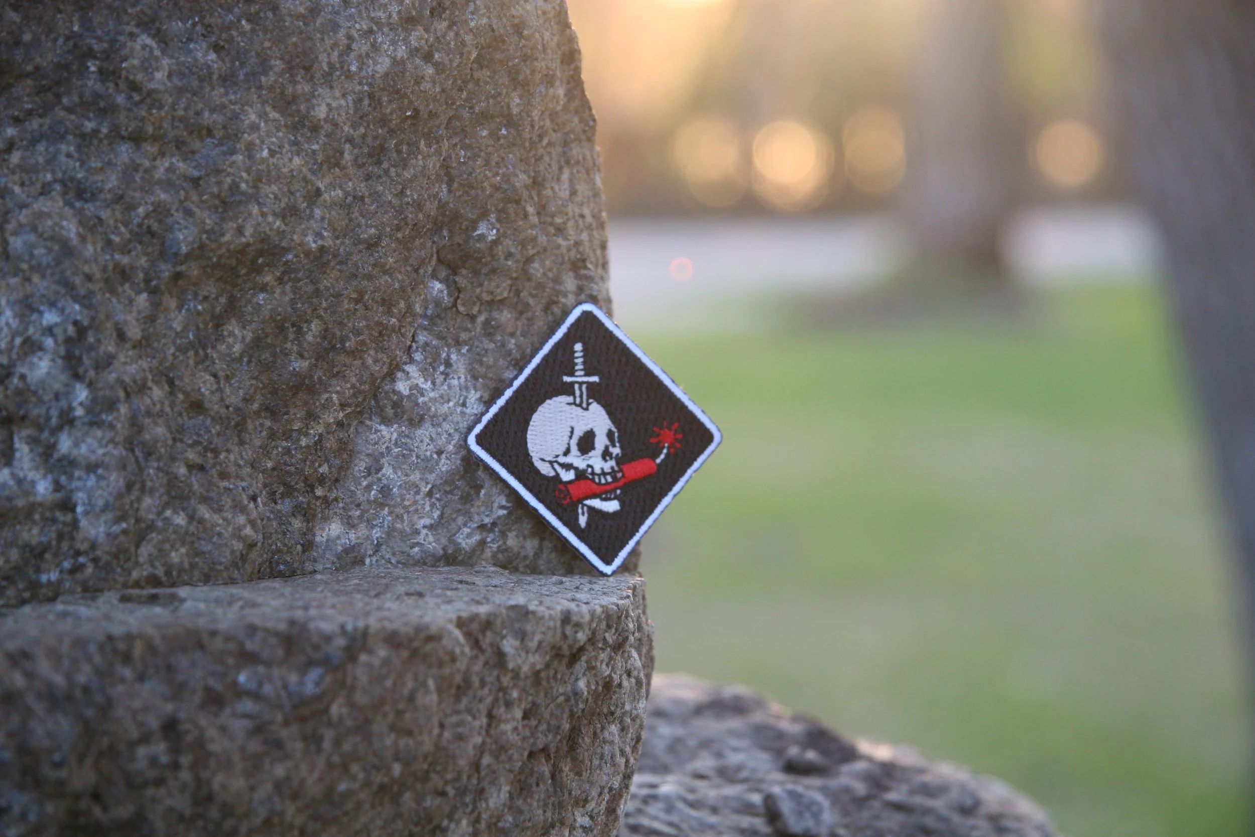 Skull with Dynamite Patch