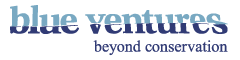 Blue Ventures logo with the slogan 'beyond conservation'