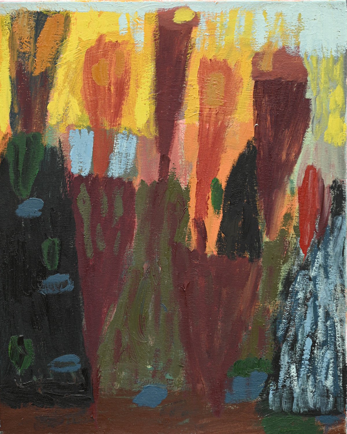 "Embers"  16"x 20" oil on canvas