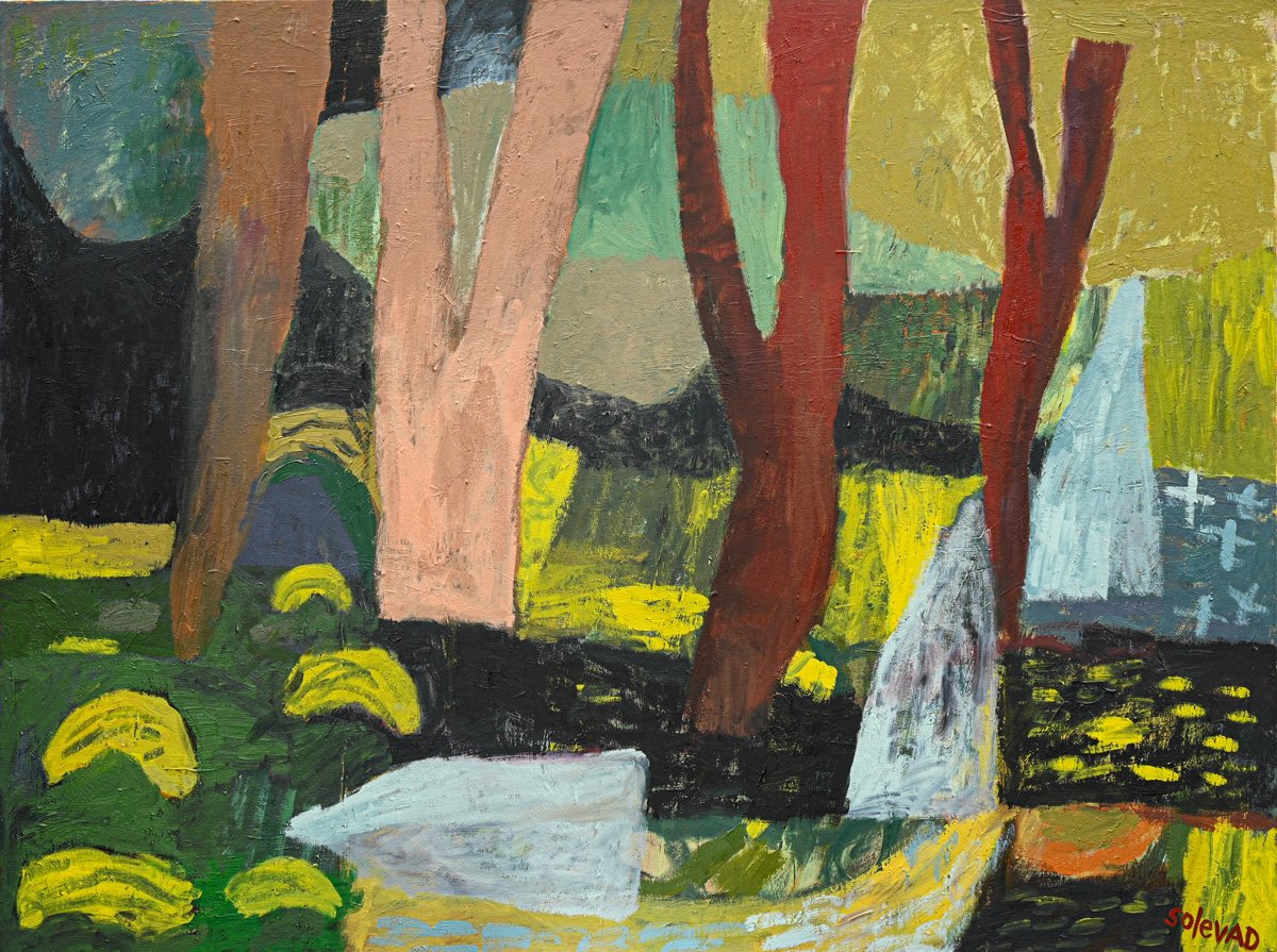 "In the Glade" 36"x 48" oil on canvas