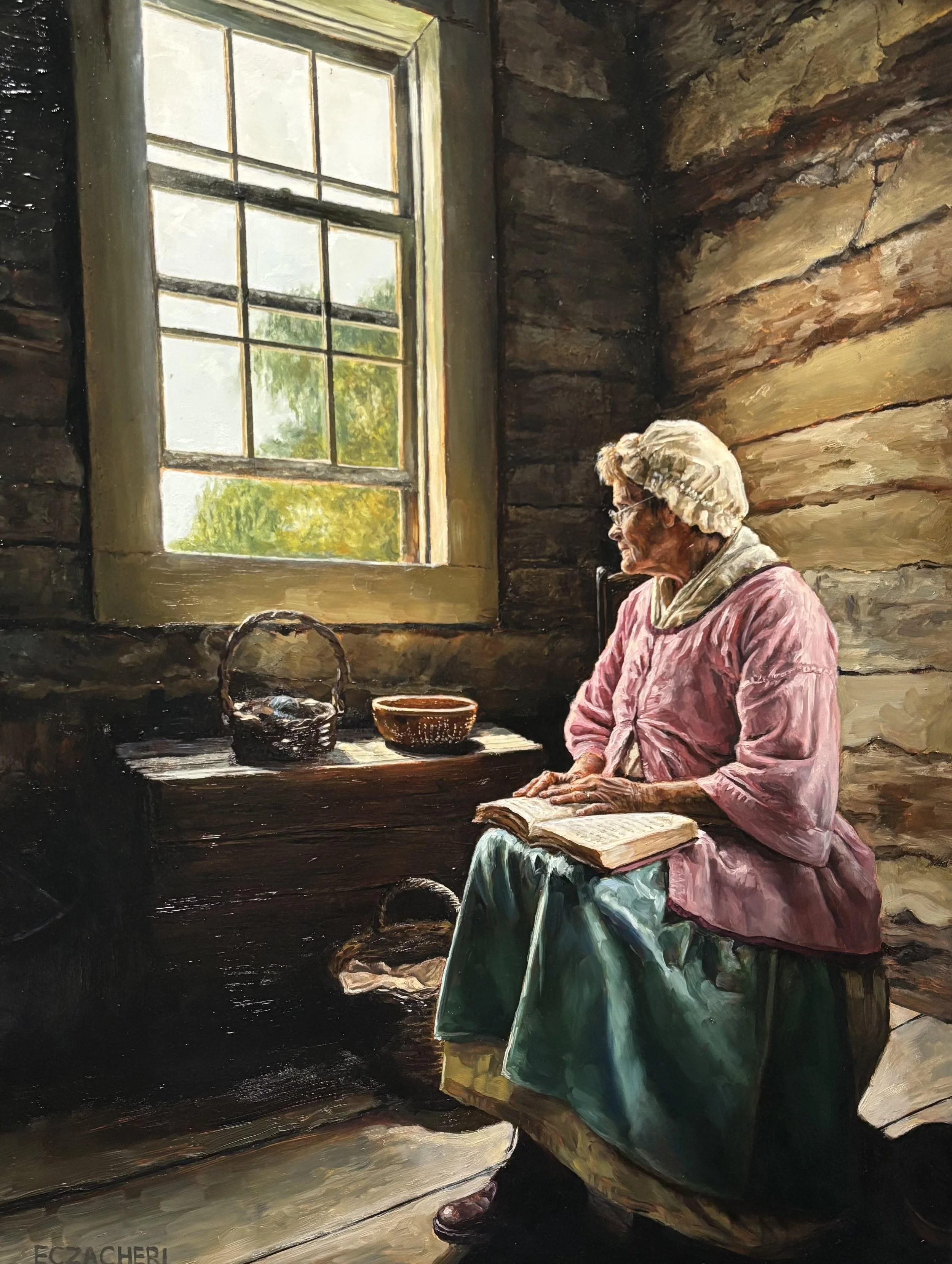 Waiting
18" x 24"
Water-Mixable Oils on Wooden Panel