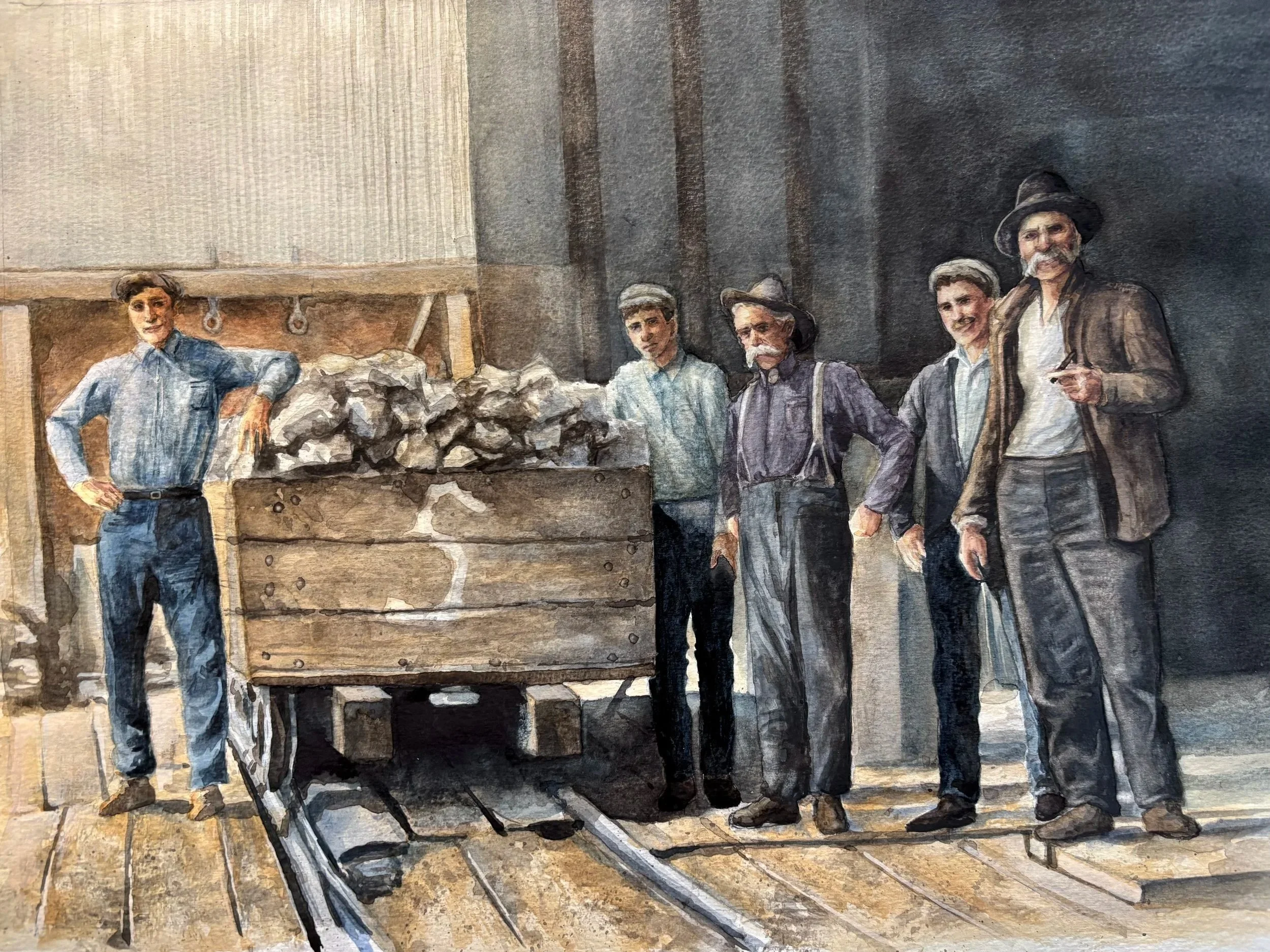 Ganister Rock Quarrymen, circa. 1910